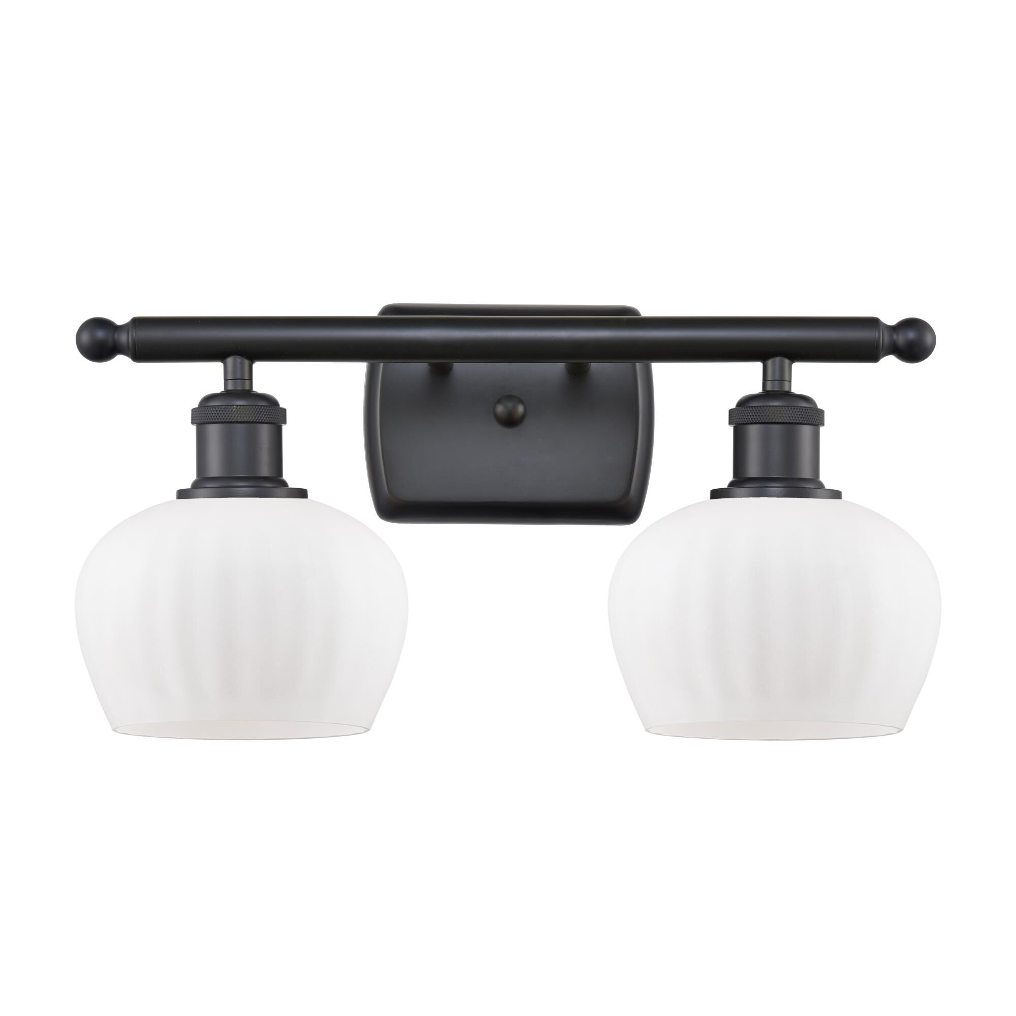 Shown in Matte Black finish and Matte White - Bowl glass