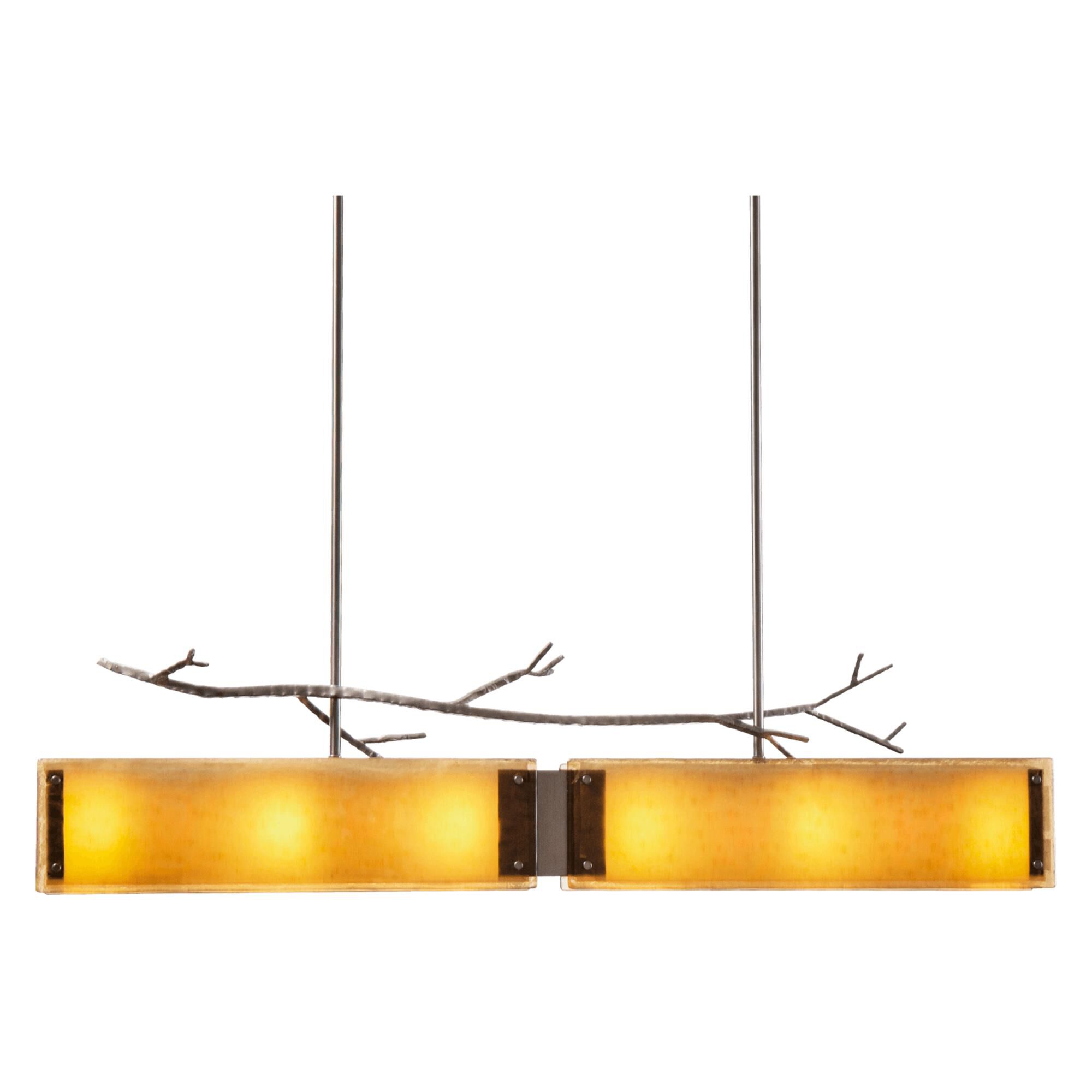 Ironwood 44 Inch 12 Light Linear Suspension Light by Hammerton Studio