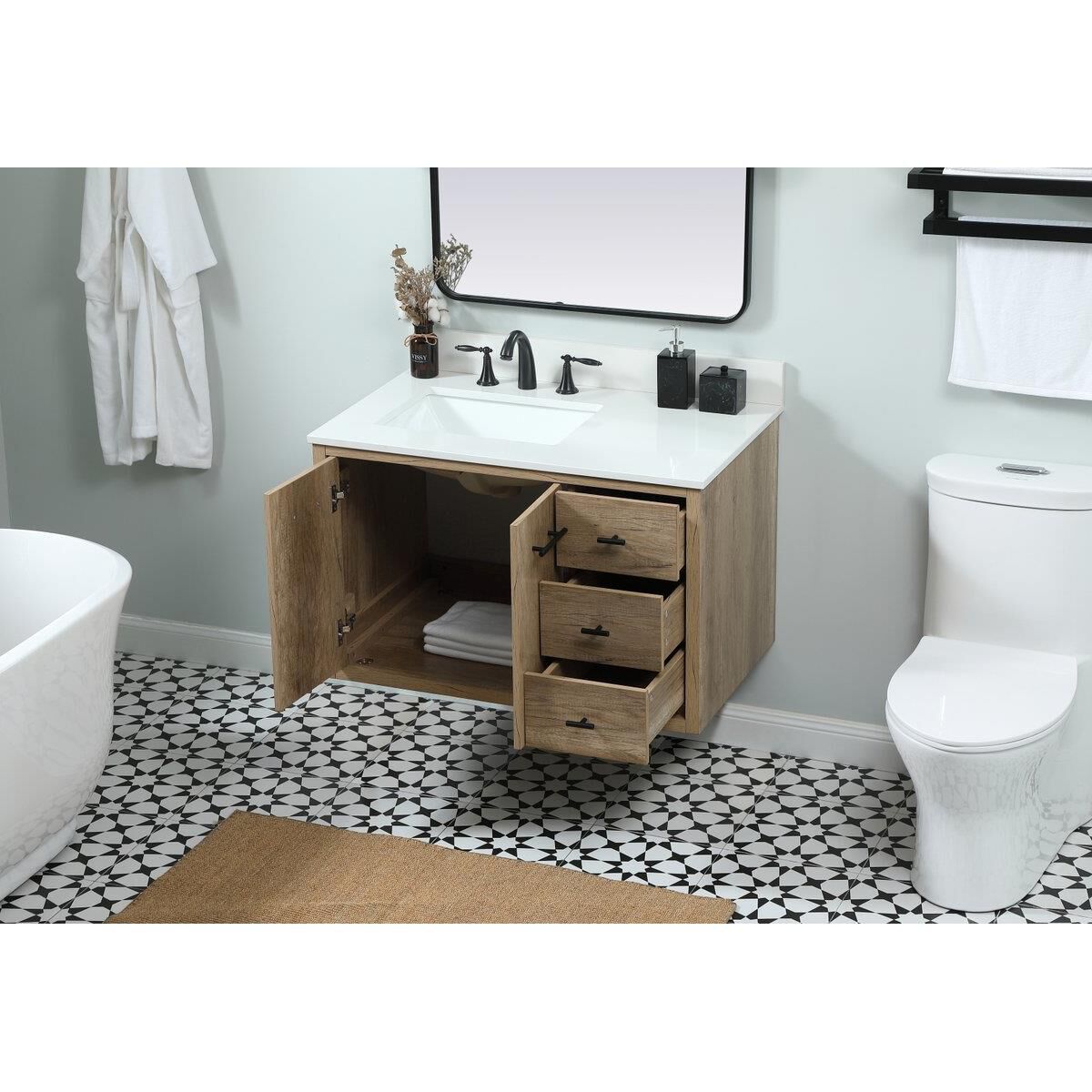 Cyrus Bath Vanity by Elegant Decor