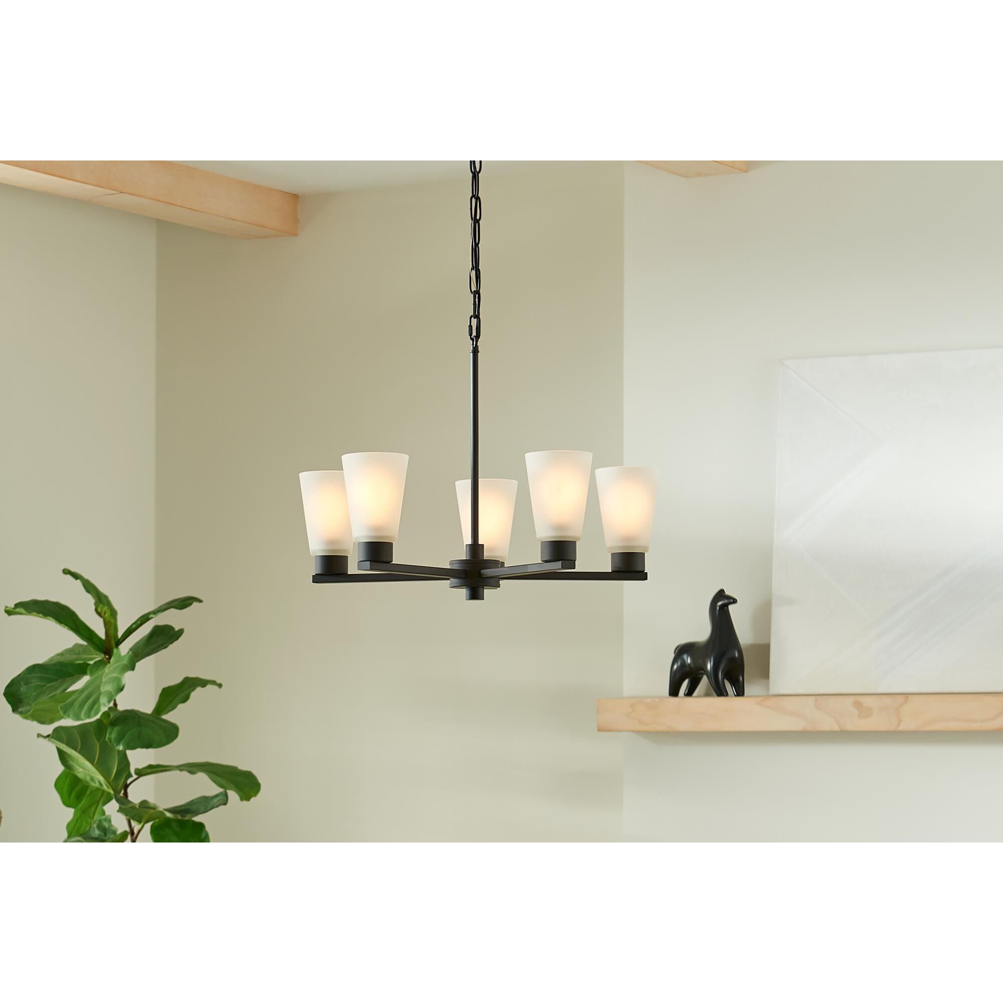 Stamos 24 Inch 5 Light Mini Chandelier by Kichler Lighting