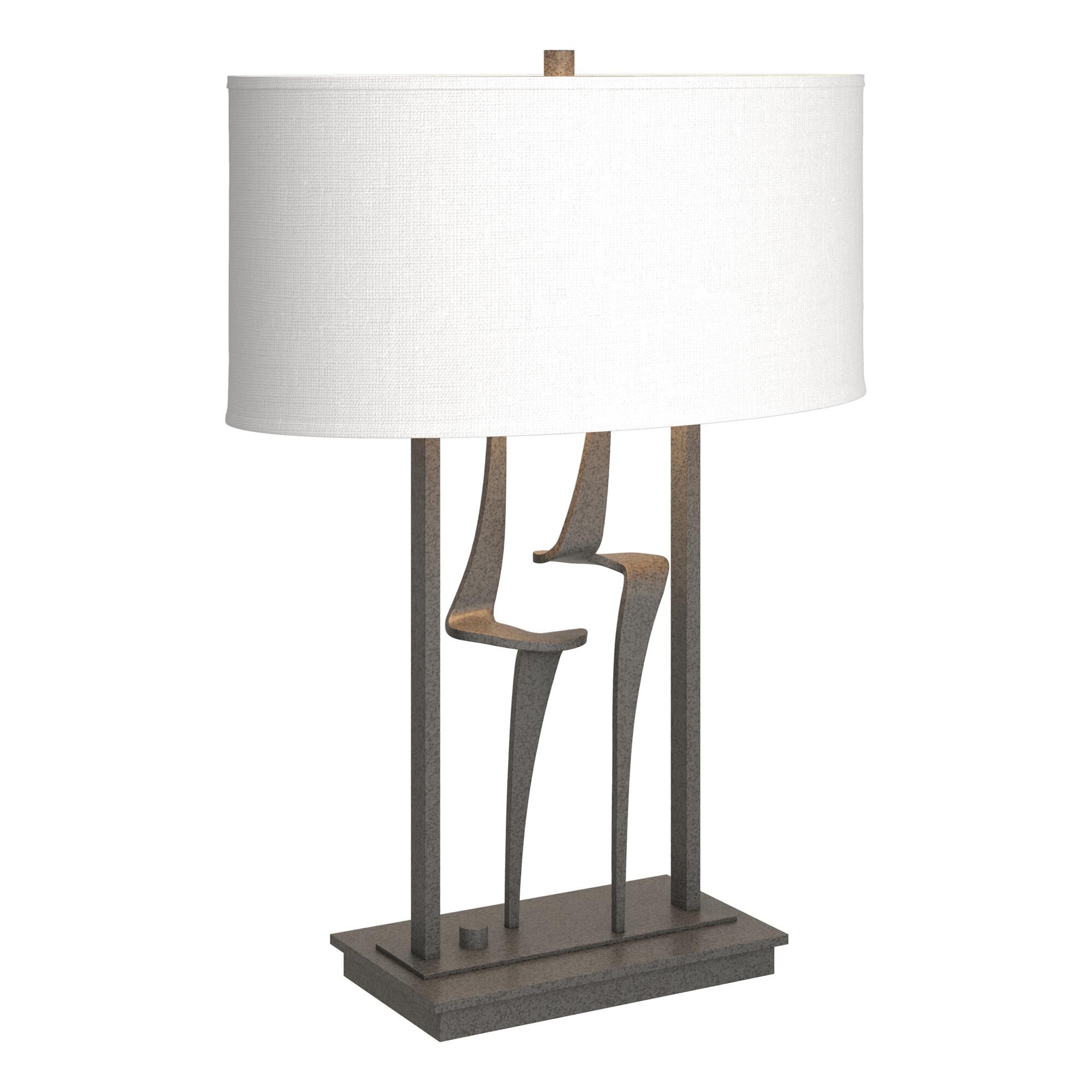Shown in Natural Iron finish and Natural Anna shade