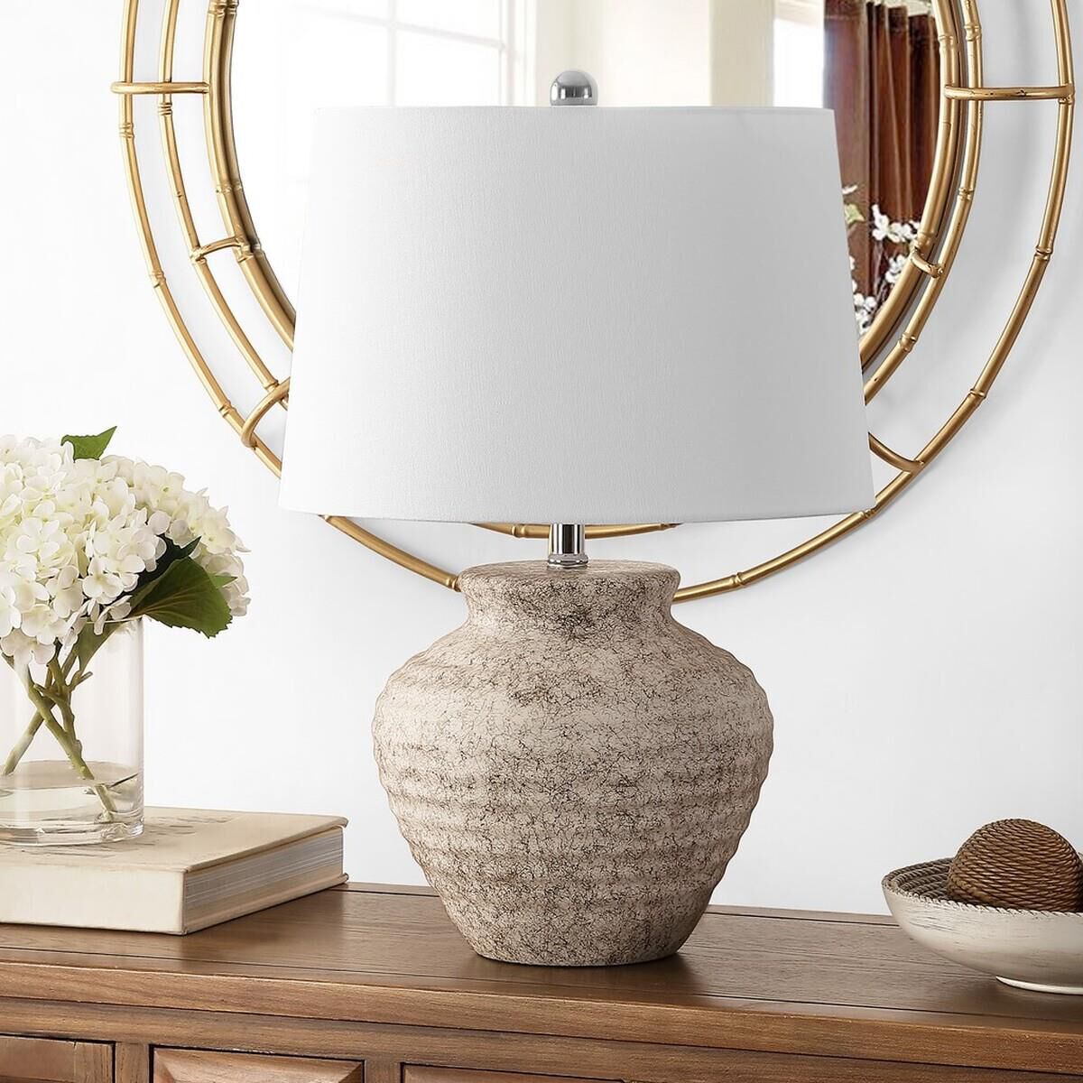 Ledger Ceramic 22 Inch Table Lamp by Safavieh