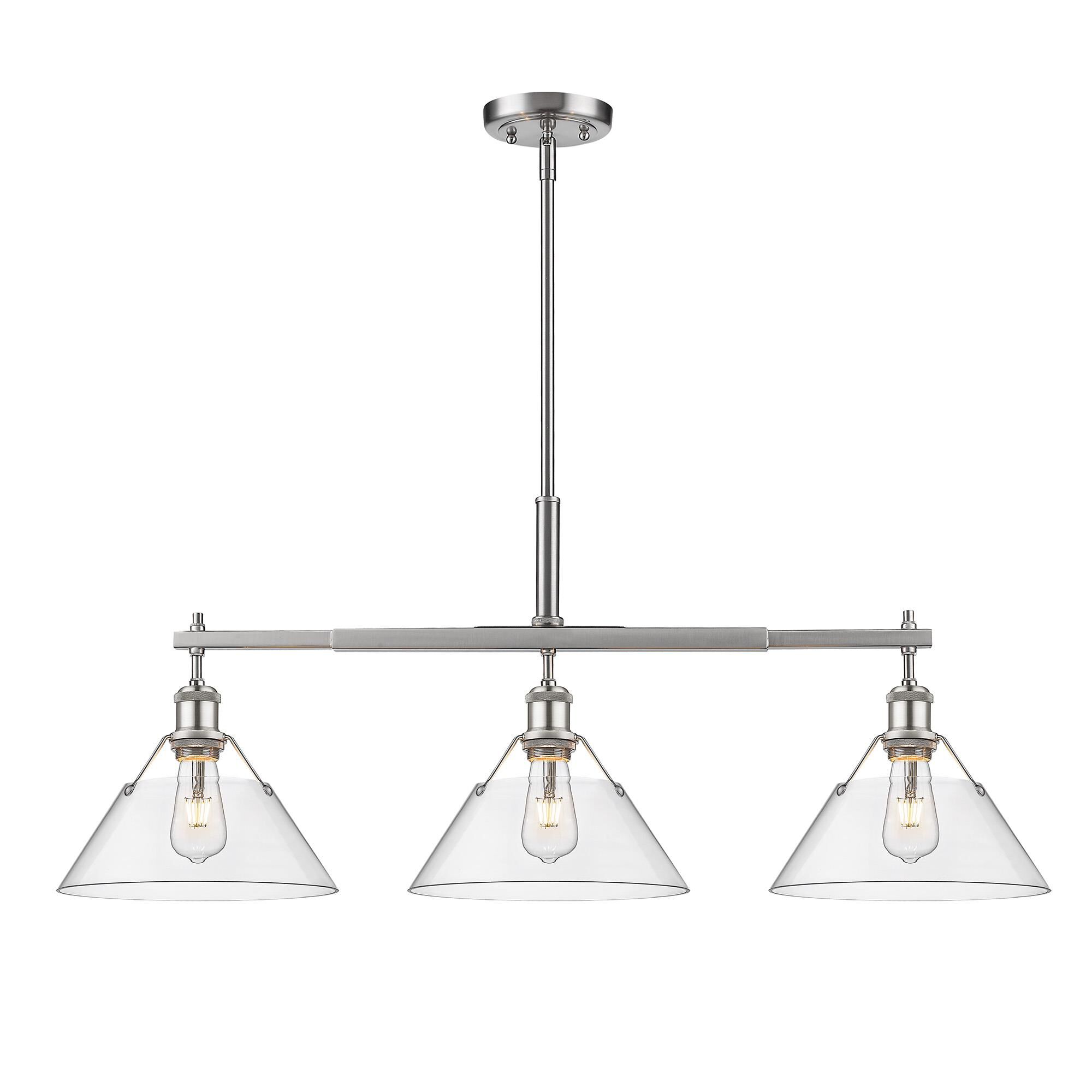 Orwell 36 Inch Linear Suspension Light by Golden Lighting
