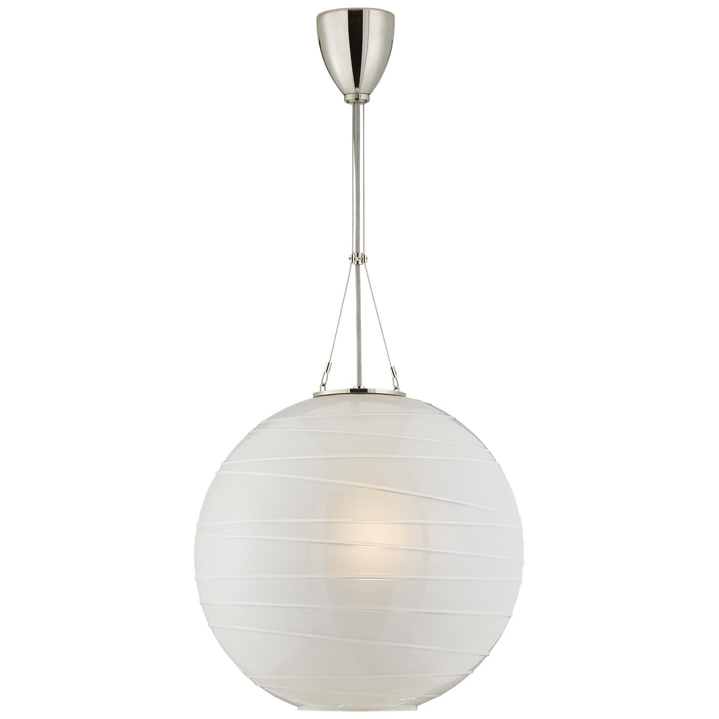 Visual Comfort Signature Collection Alexa Hampton Hailey 18 Inch Large Pendant