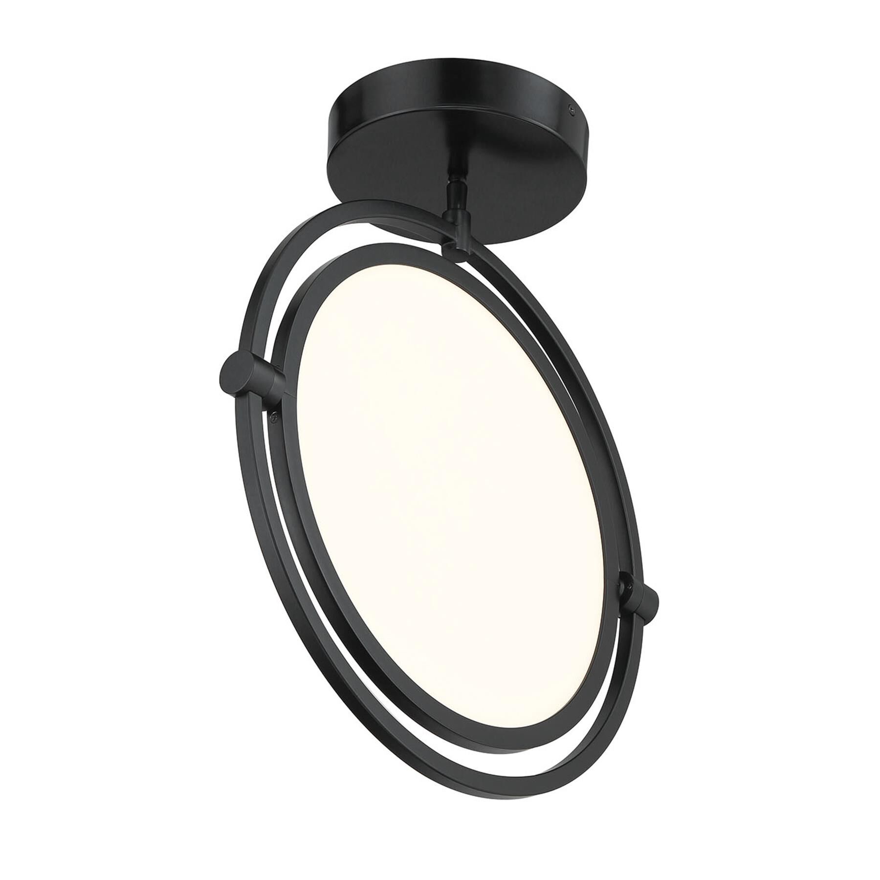 Studio 23 16 Inch 1 Light LED Semi Flush Mount by Kovacs