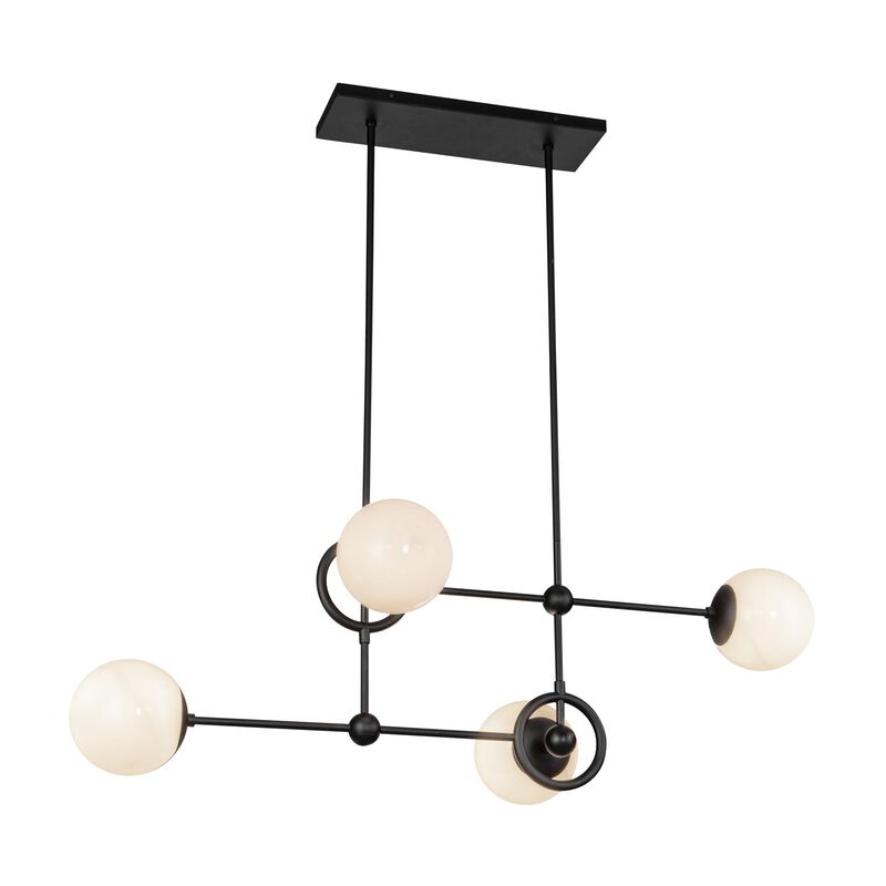 Fiore Medium Linear Chandelier by Alora Mood
