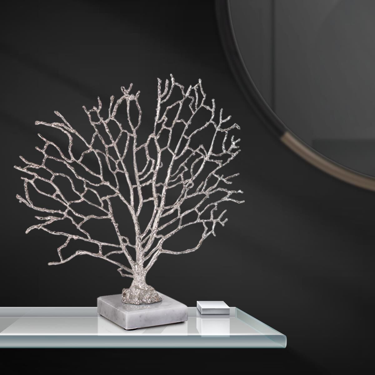 Shown in Silver Leaf finish