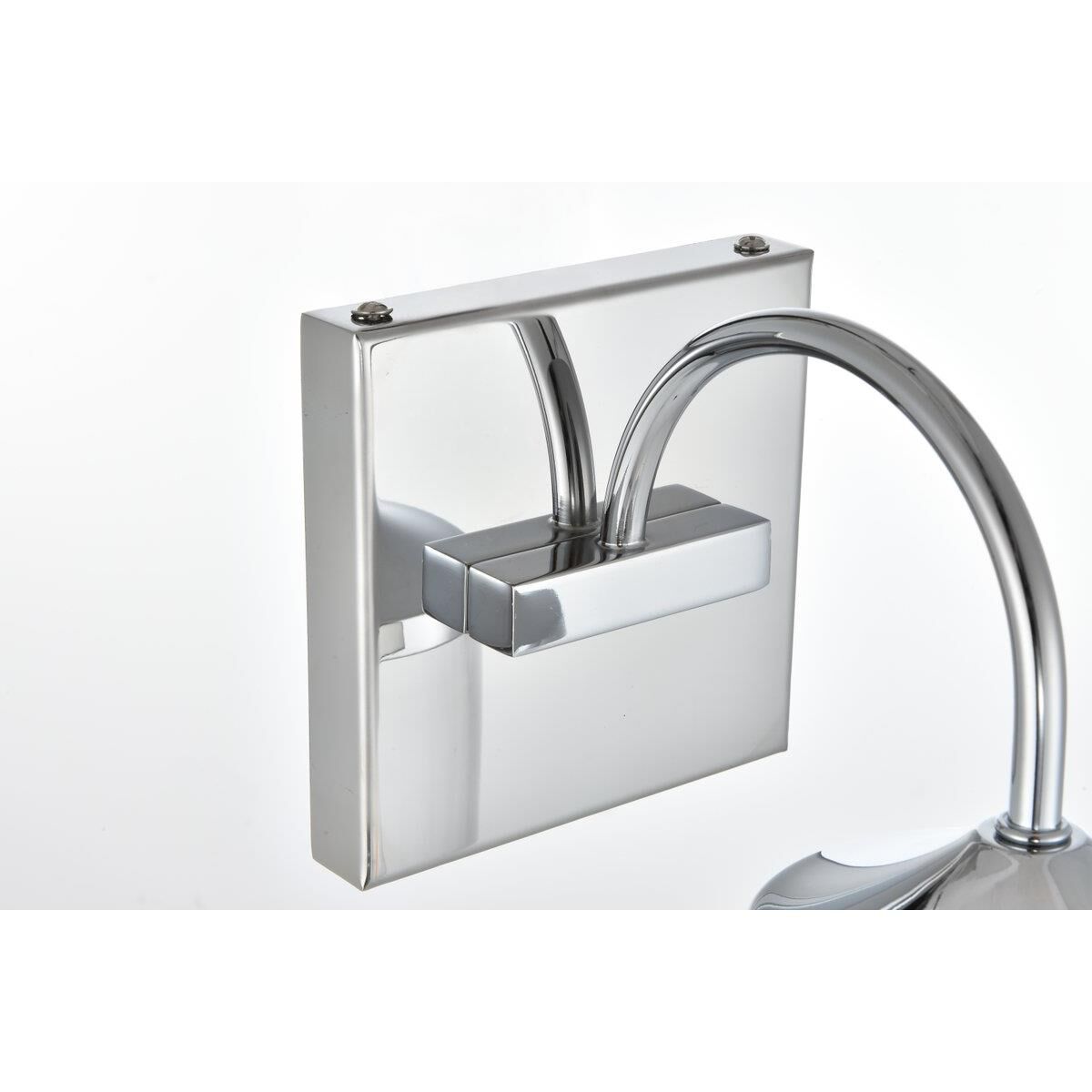 Shown in Chrome  finish and Clear glass