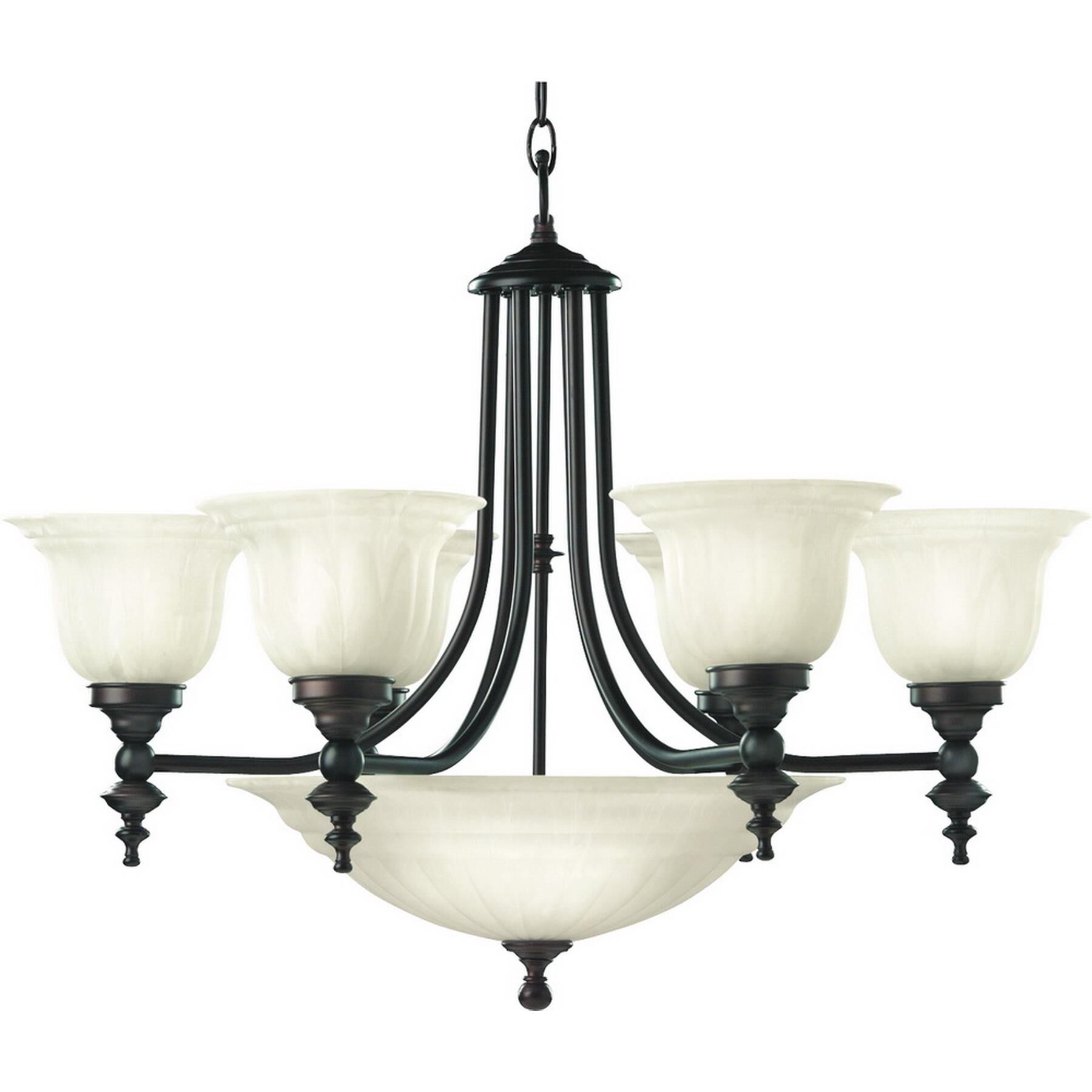 Richland 27 Inch 9 Light Chandelier by Dolan Designs