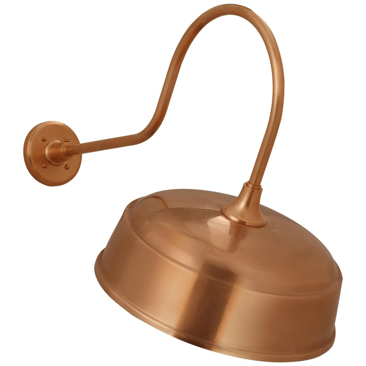 Shown in Soft Copper finish and Copper shade