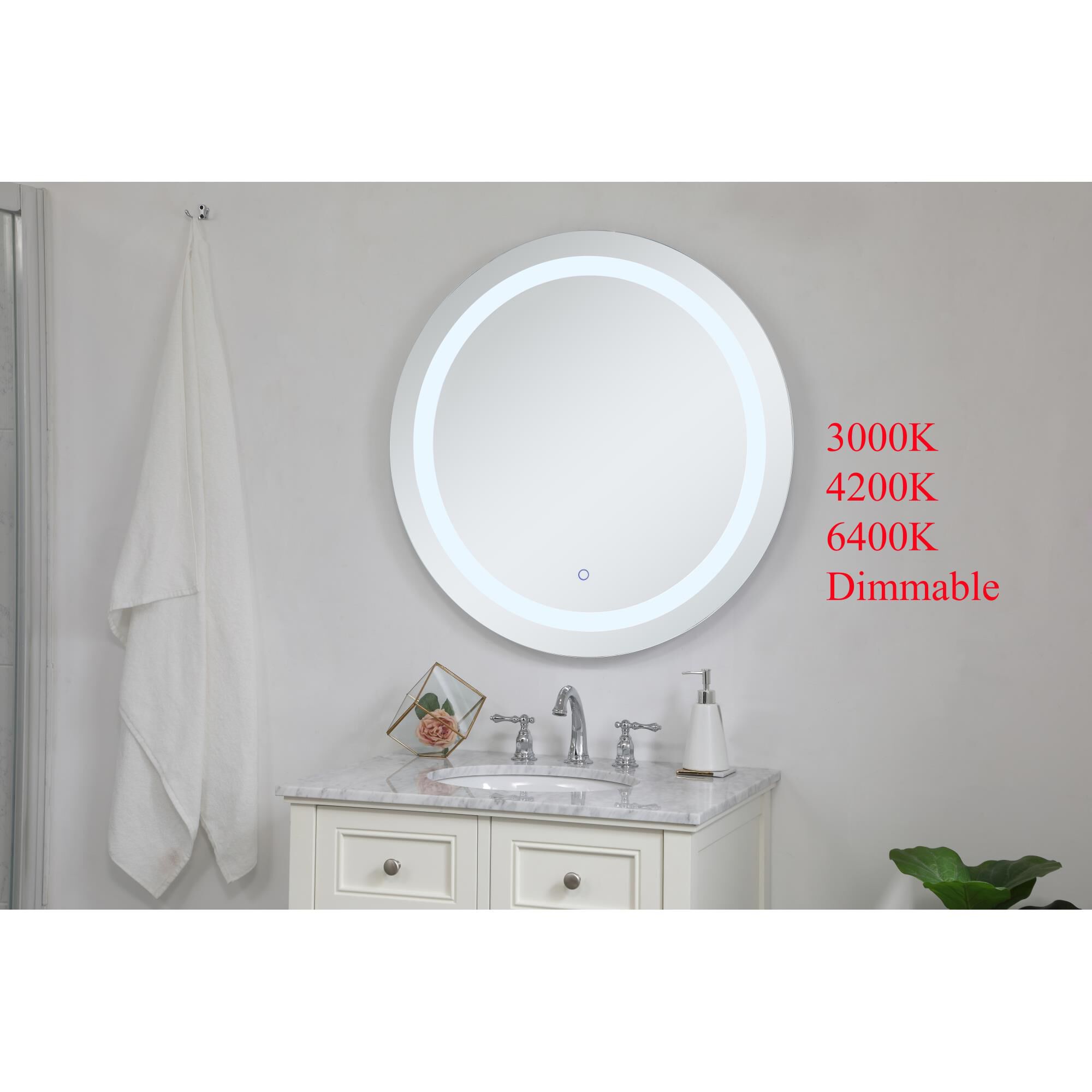 Helios LED Lighted Mirrors by Elegant Decor