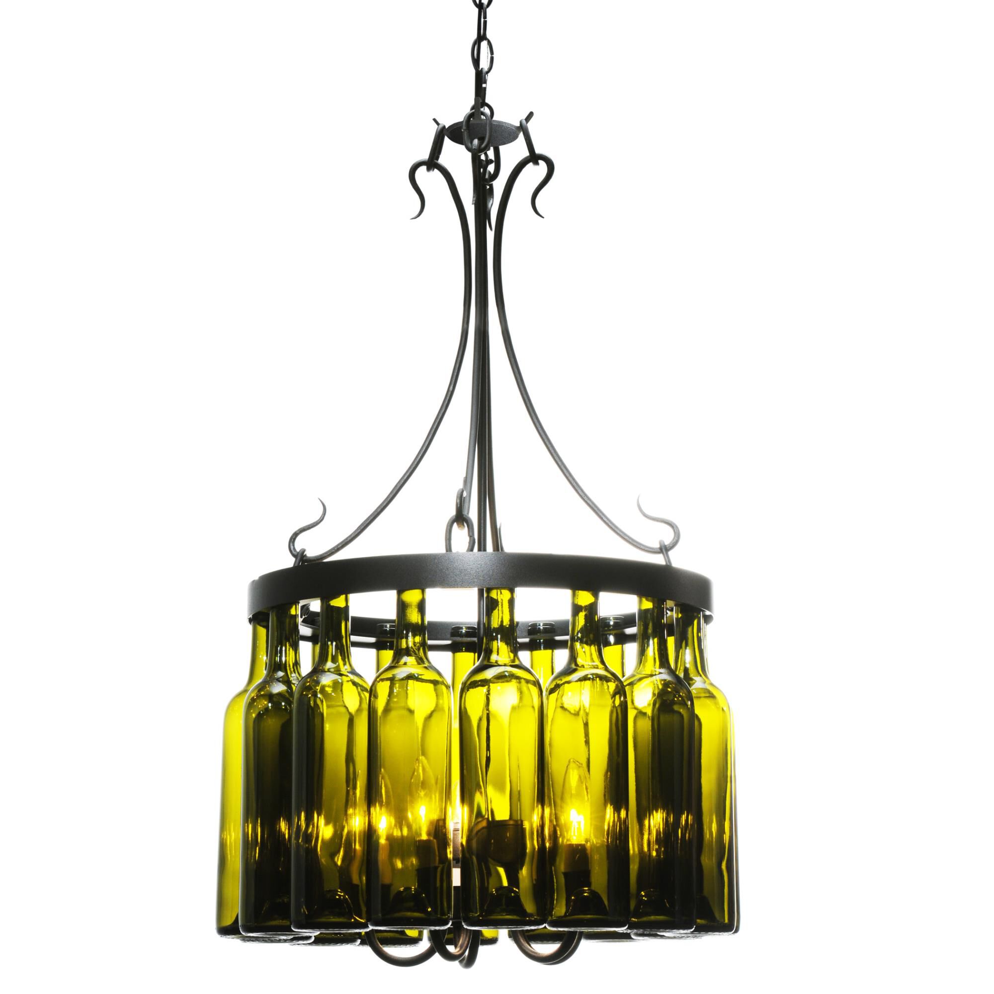 Tuscan Vineyard Villa 19 Inch 5 Light Mini Chandelier by Meyda Lighting