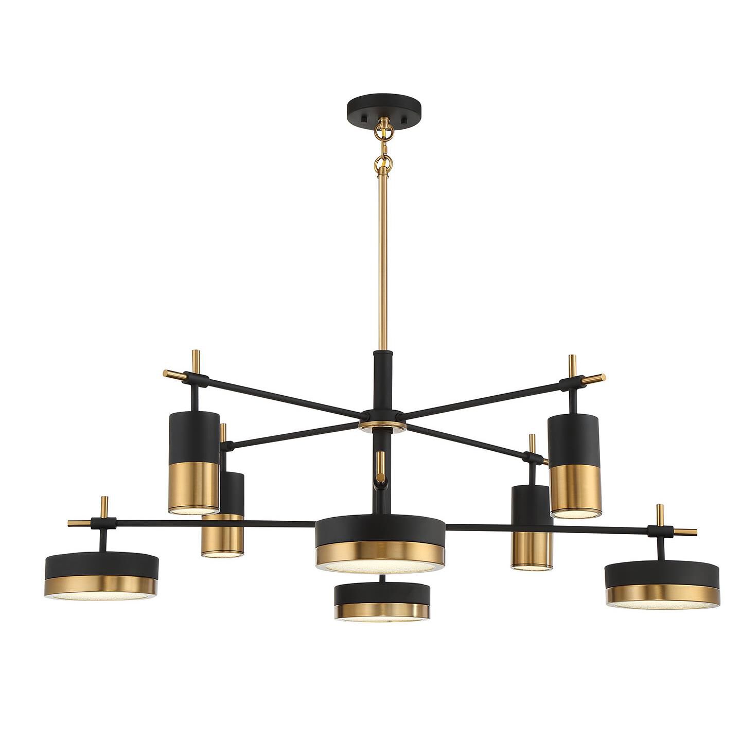 Ashor 42 Inch 8 Light LED Chandelier by Savoy House