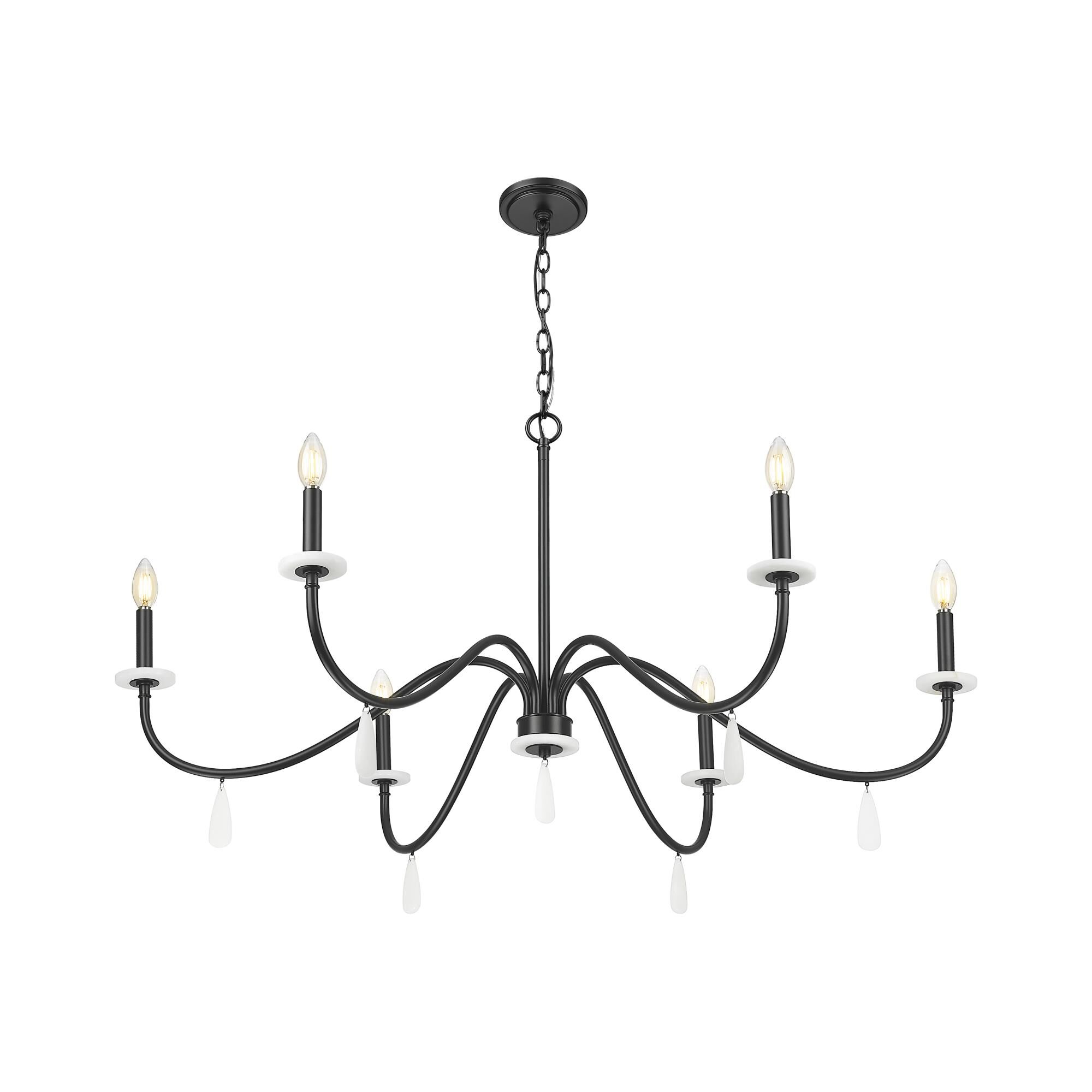 Toussant 45 Inch Chandelier by Z-lite