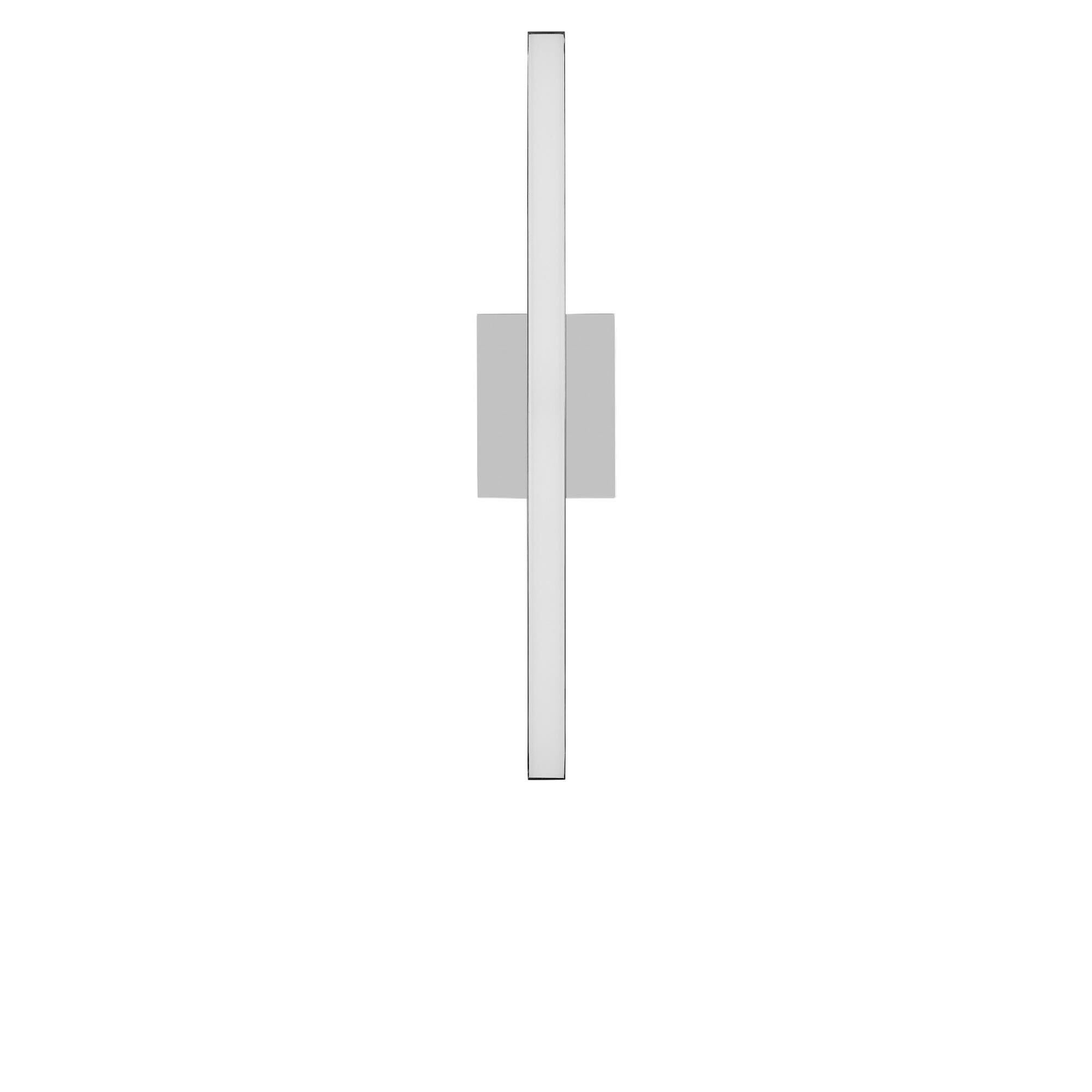 Shown in Chrome finish and White Polycarbonate shade