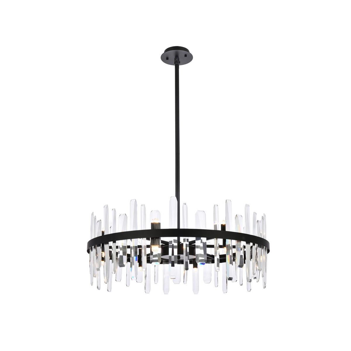 Serena 32 Inch 16 Light Chandelier by Elegant Lighting