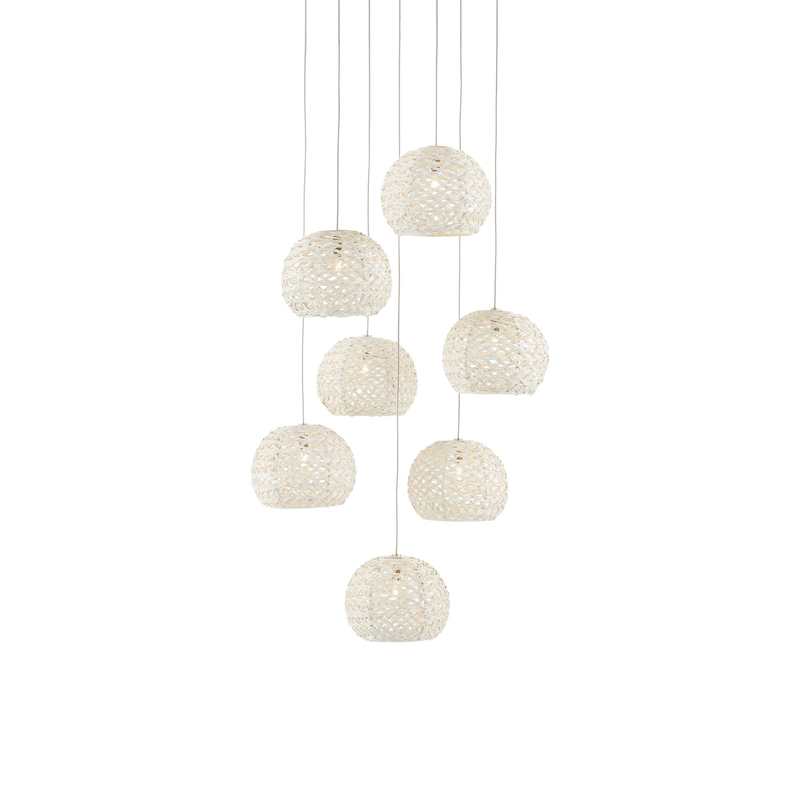 Piero 7 Light Multi Light Pendant by Currey & Company
