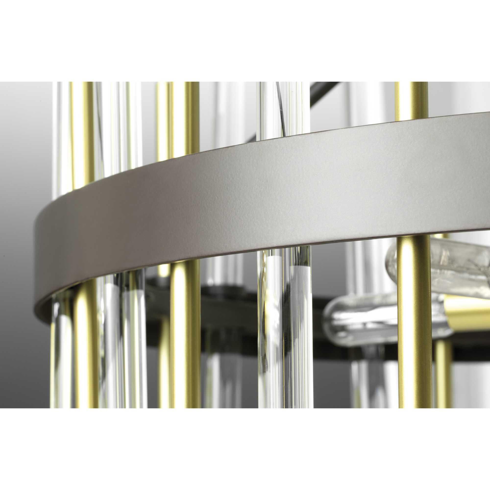 Shown in Black finish and Clear glass