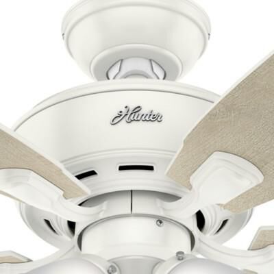 Amberlin 52 Inch Ceiling Fan with Light Kit by Hunter Fan