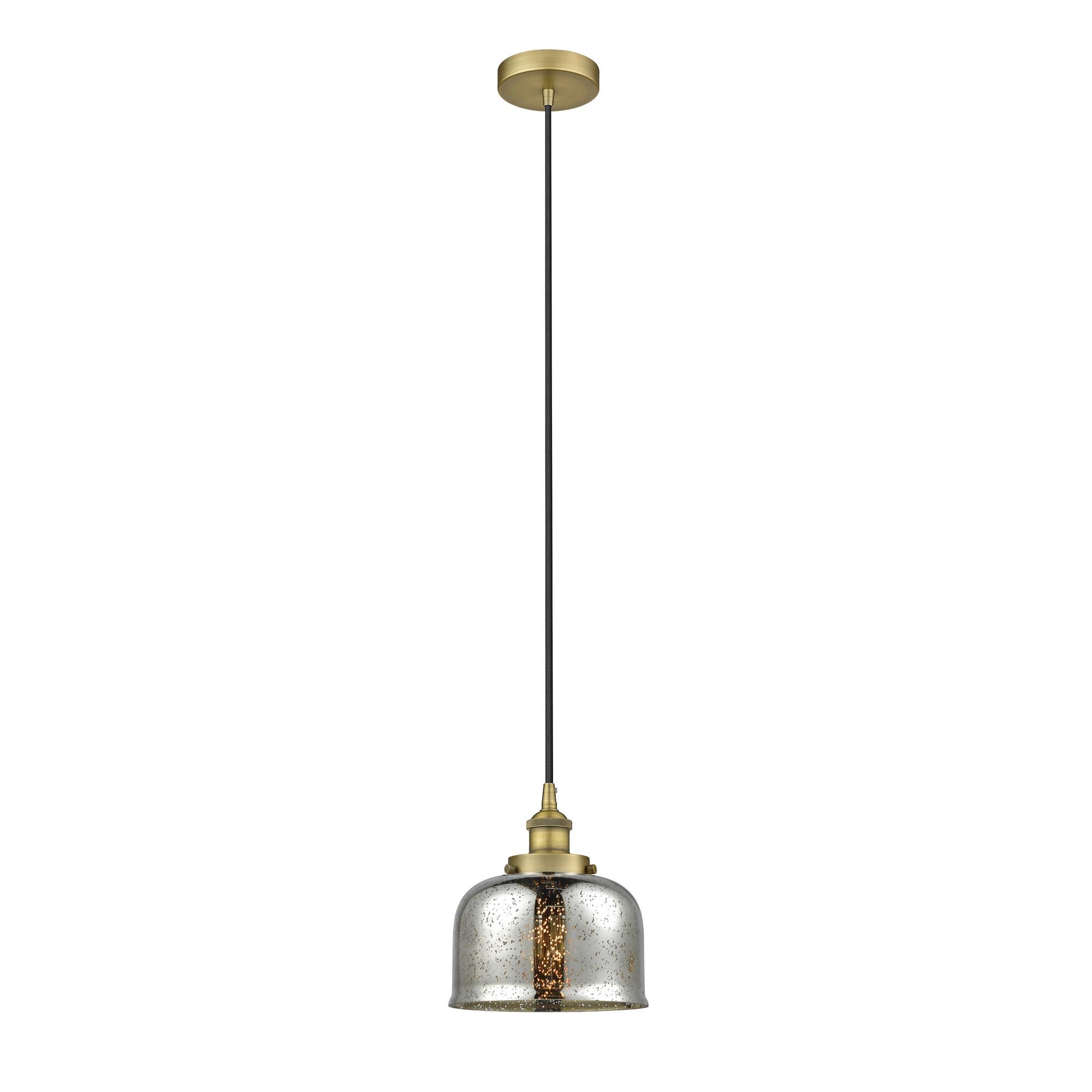 Shown in Brushed Brass finish and Silver Plated Mercury glass