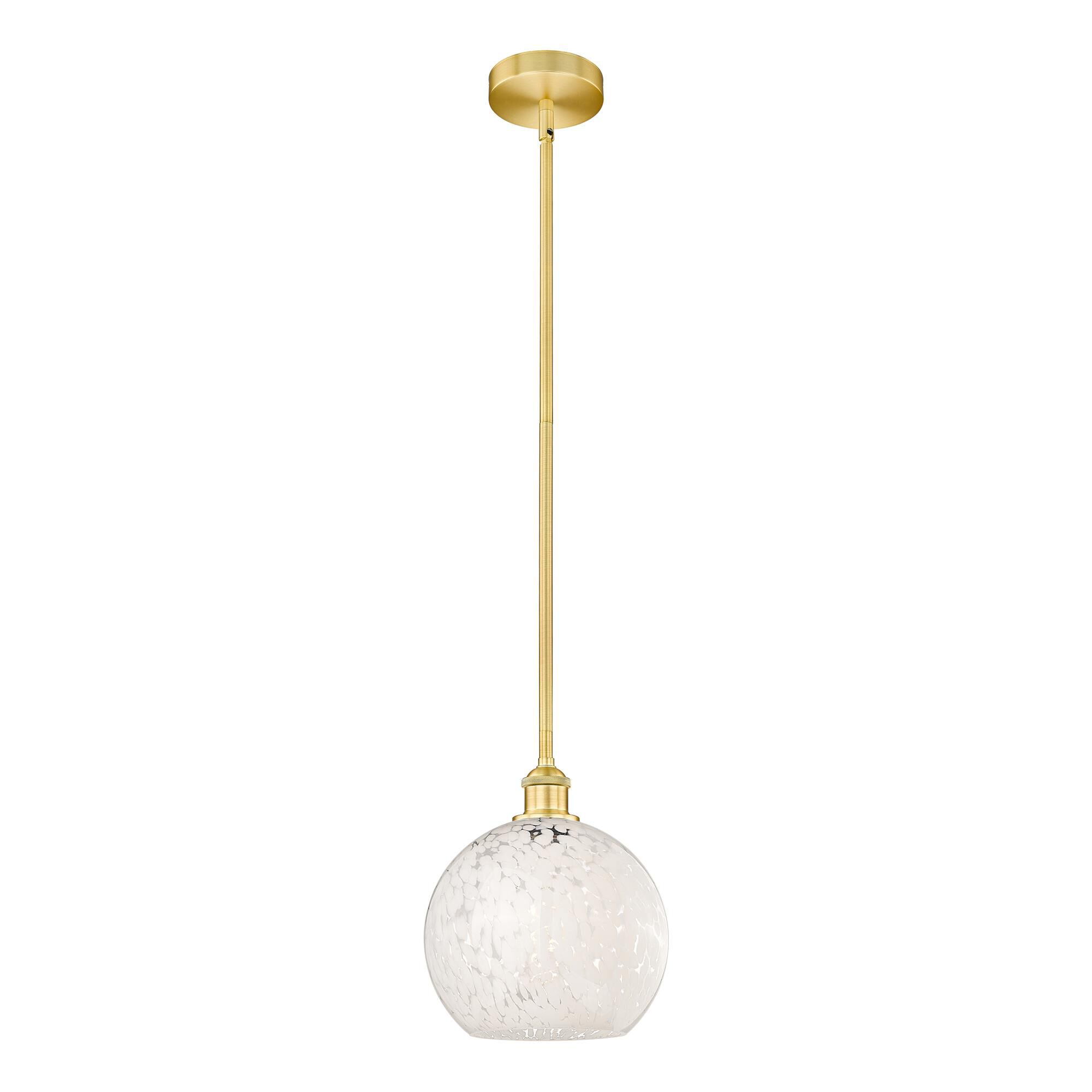 Bruno Marashlian White Mouchette Mini Pendant by Innovations Lighting