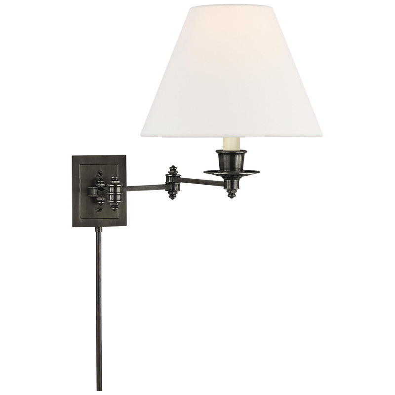 Swing Arm Sconce Wall Swing Lamp by Visual Comfort Signature Collection
