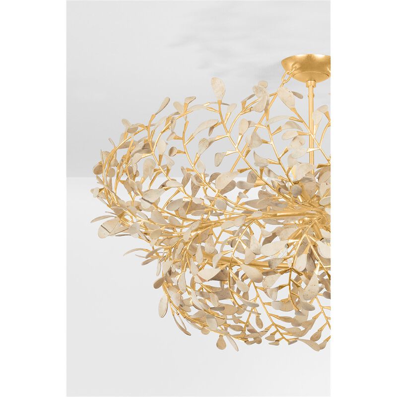 Maybrook 40 Inch 8 Light Semi Flush Mount by Hudson Valley Lighting