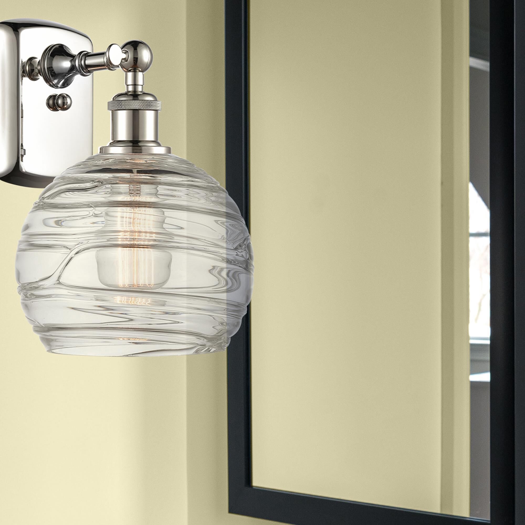 Bruno Marashlian Athens Deco Swirl 8 Inch Wall Sconce by Innovations Lighting