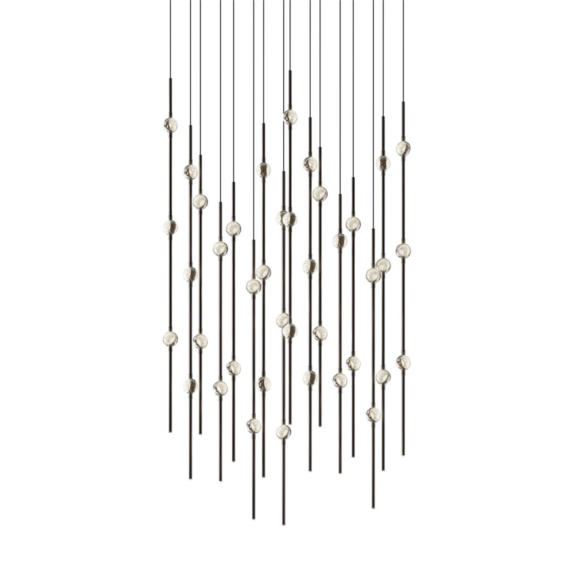 Shown in Espresso Black finish and White glass
