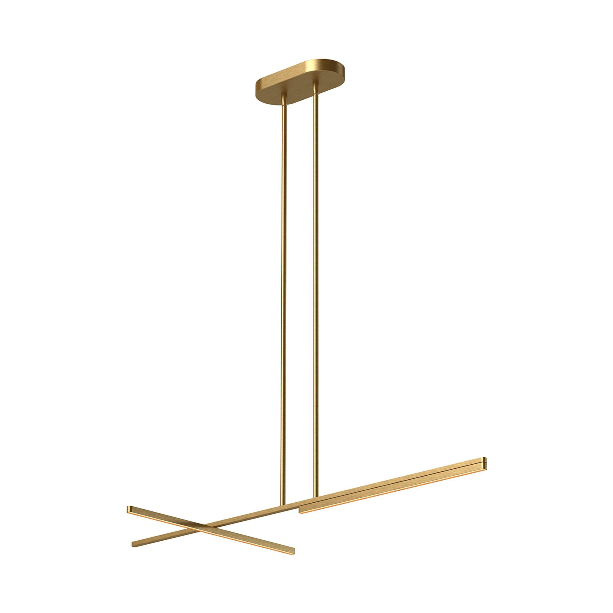 Shown in Brushed Gold finish
