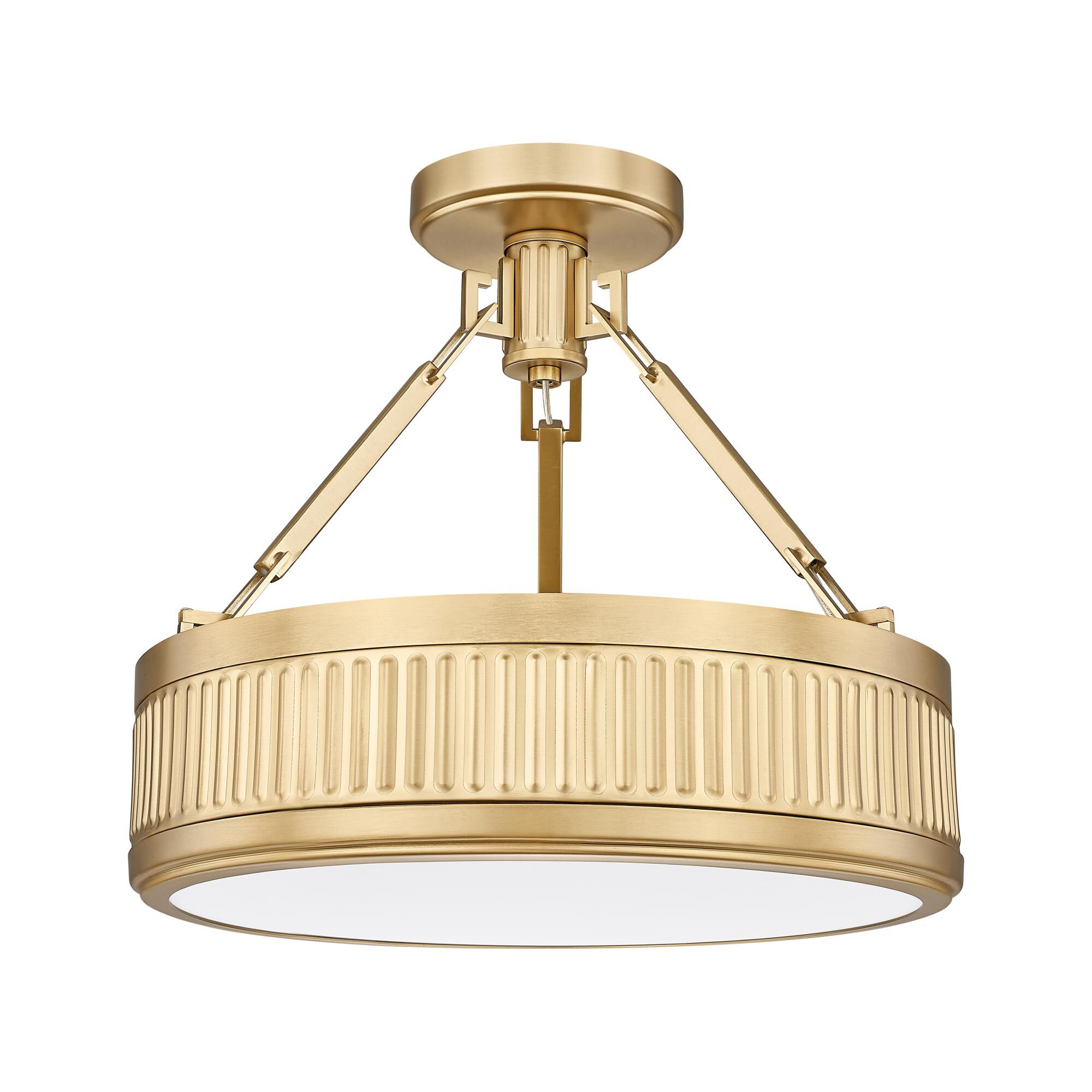 Quinn 15 Inch Semi Flush Mount by Z-lite