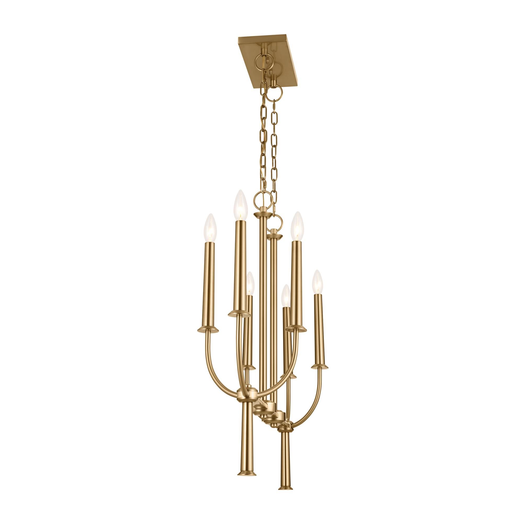 Shown in Brushed Natural Brass finish
