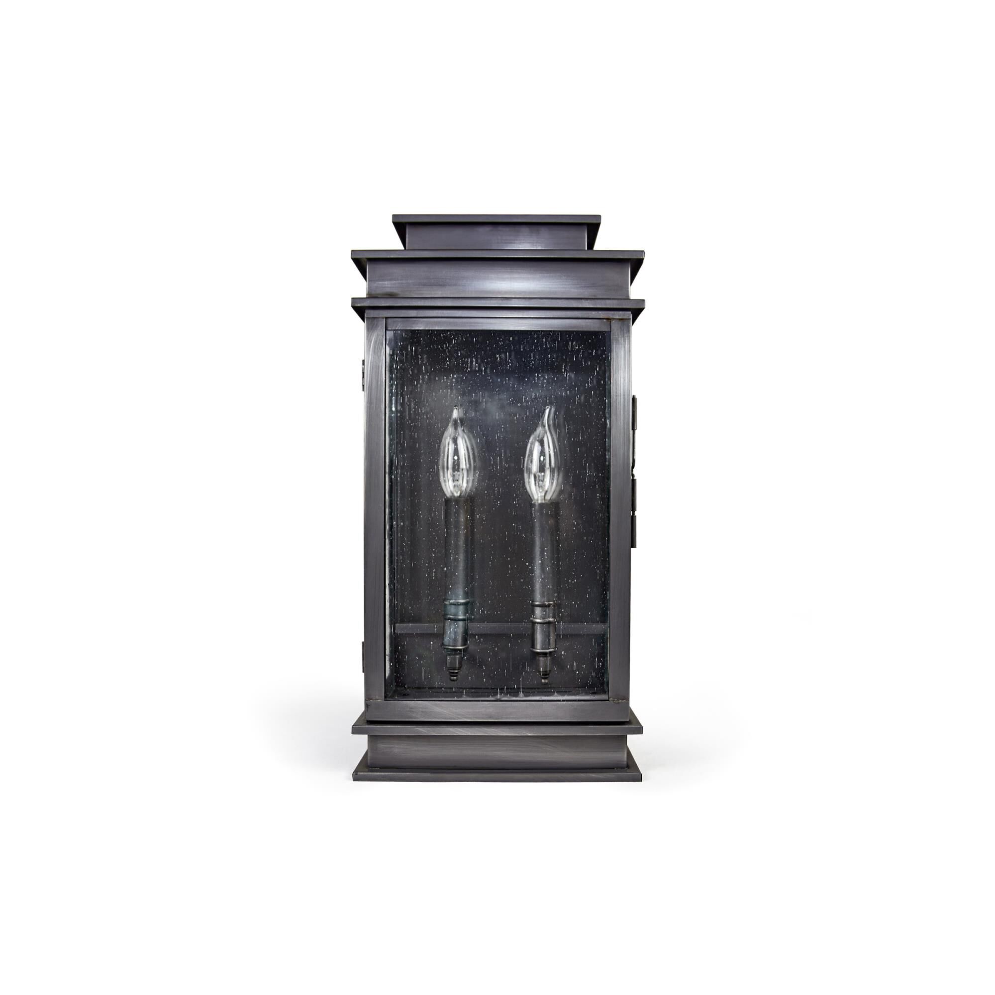 Empire 18 Inch Tall 2 Light Outdoor Wall Light by Northeast Lantern