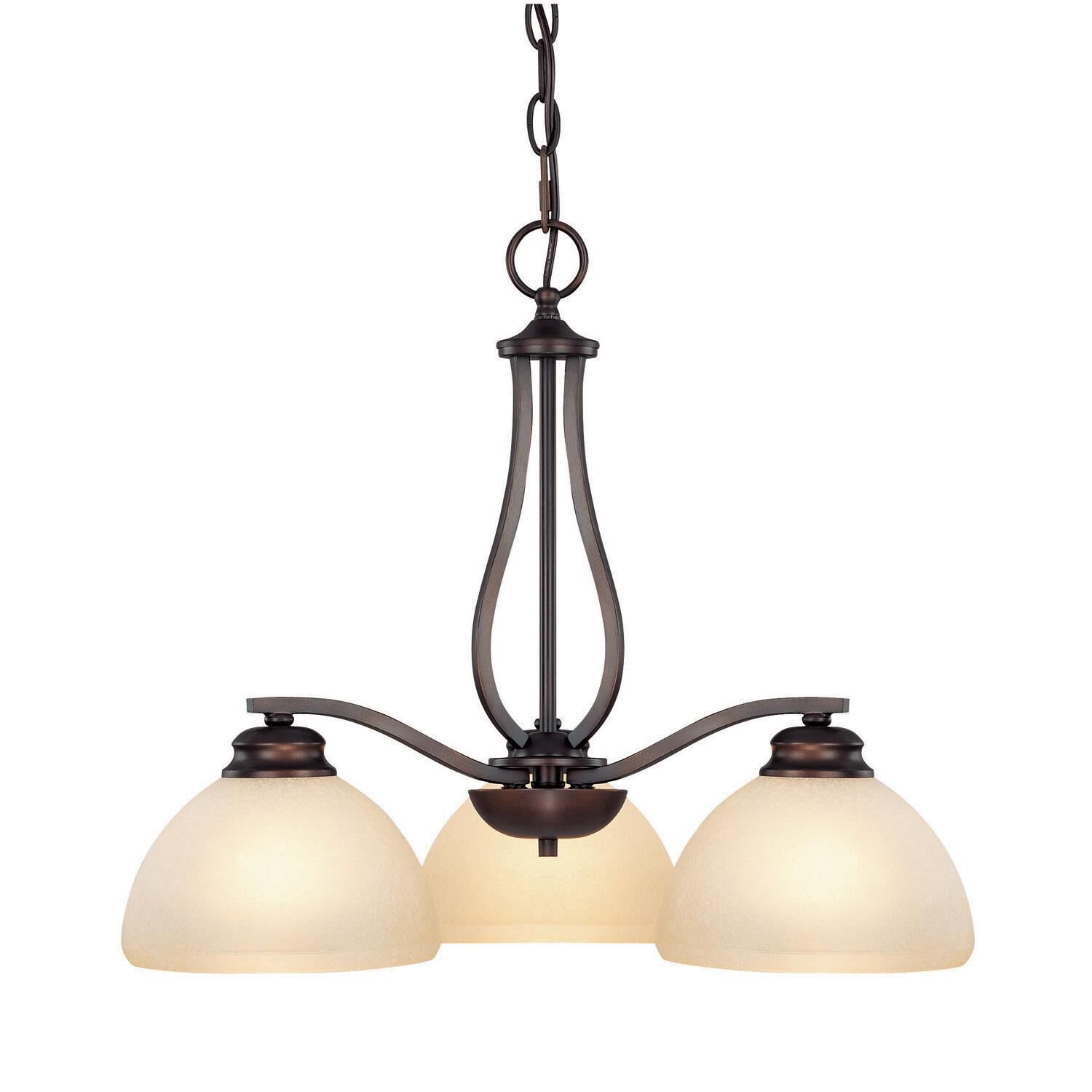 Shown in Burnished Bronze finish and Mist Scavo glass 