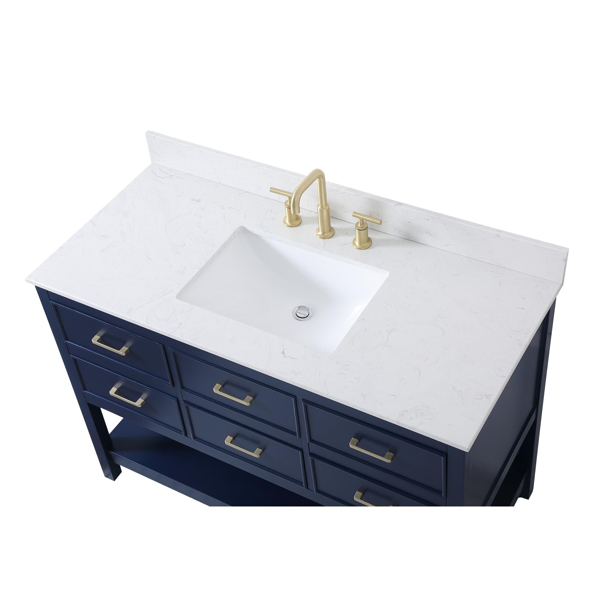 Shown in Blue finish