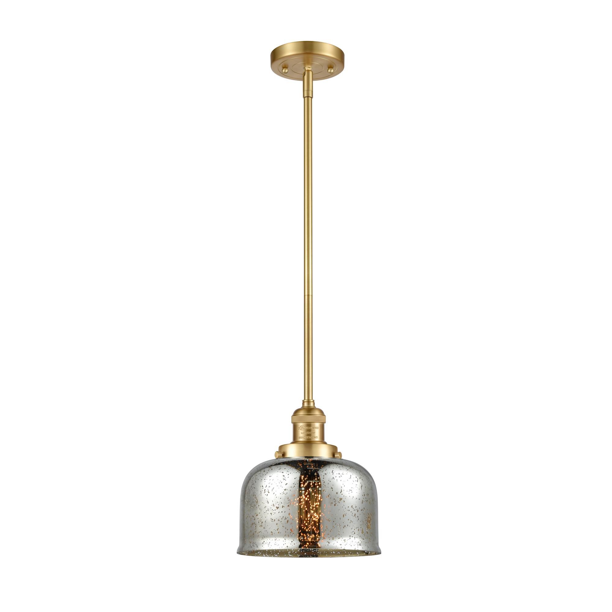 Shown in Satin Gold finish and Silver Plated Mercury glass