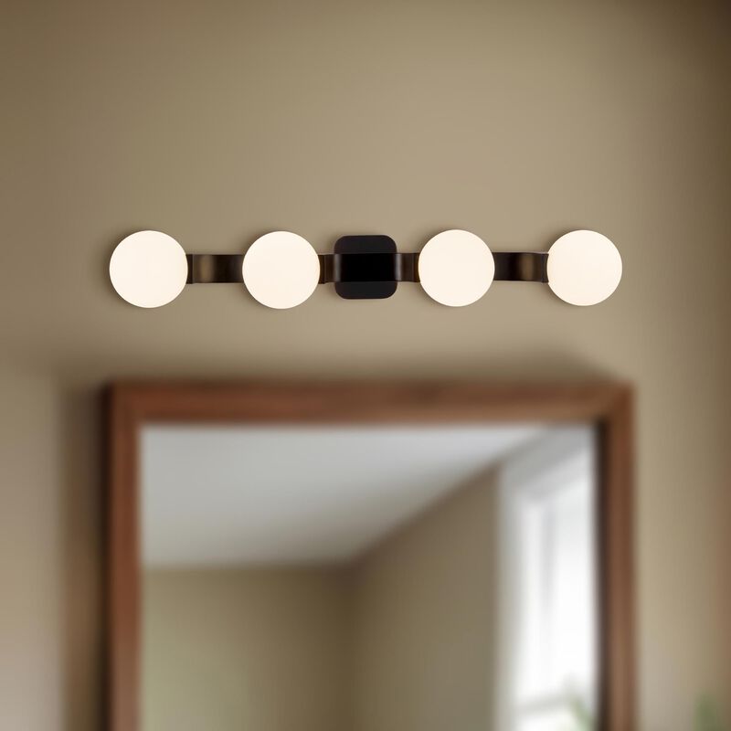 Mark Choi Briar 34 Inch 4 Light Bath Vanity Light by Kuzco