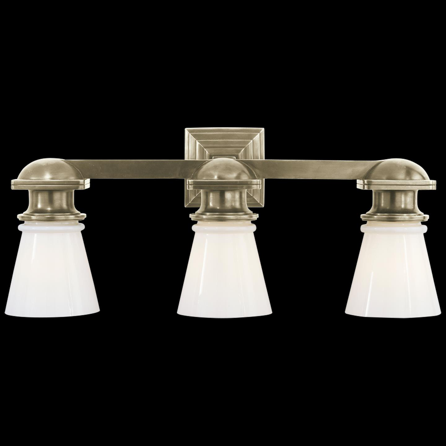 Chapman & Myers Ny Subway 22 Inch 3 Light Bath Vanity Light by Visual Comfort Signature Collection