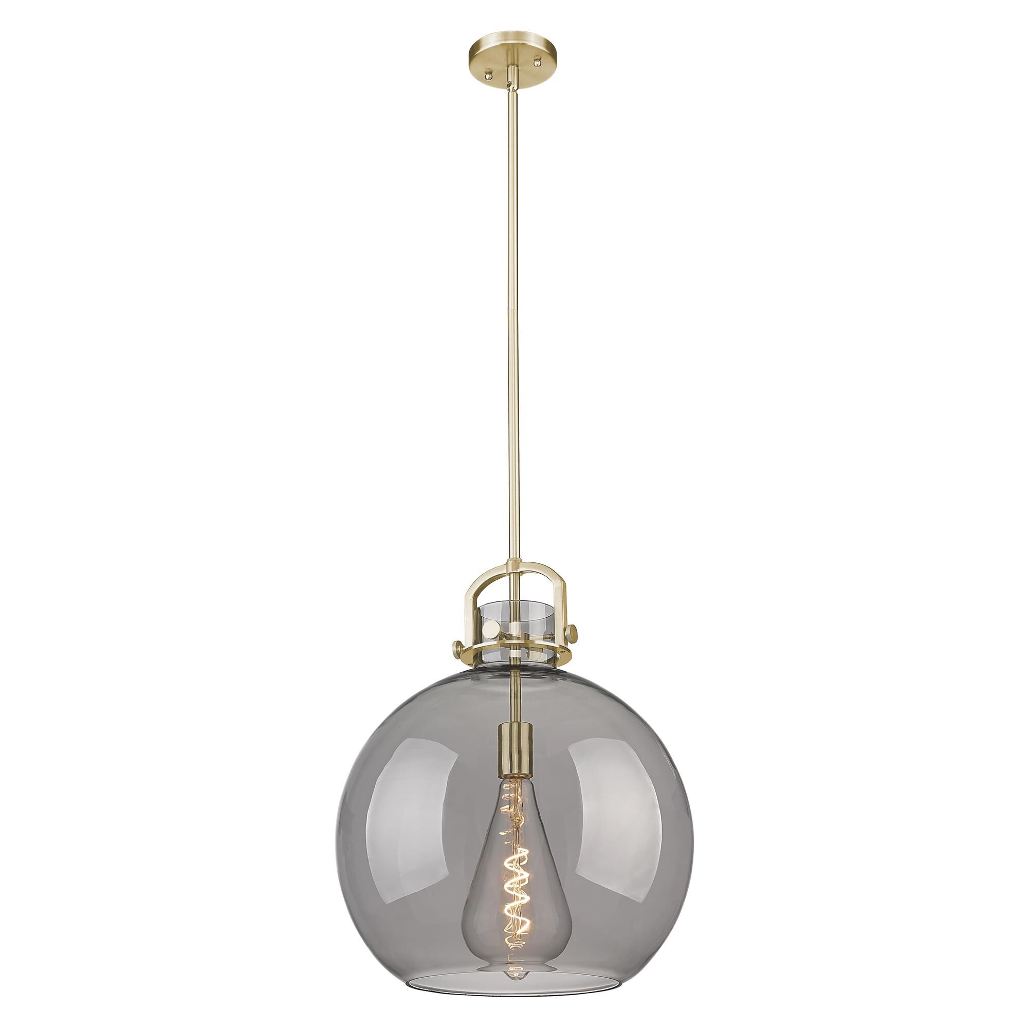 Shown in Champagne Bronze finish and Light Smoke shade