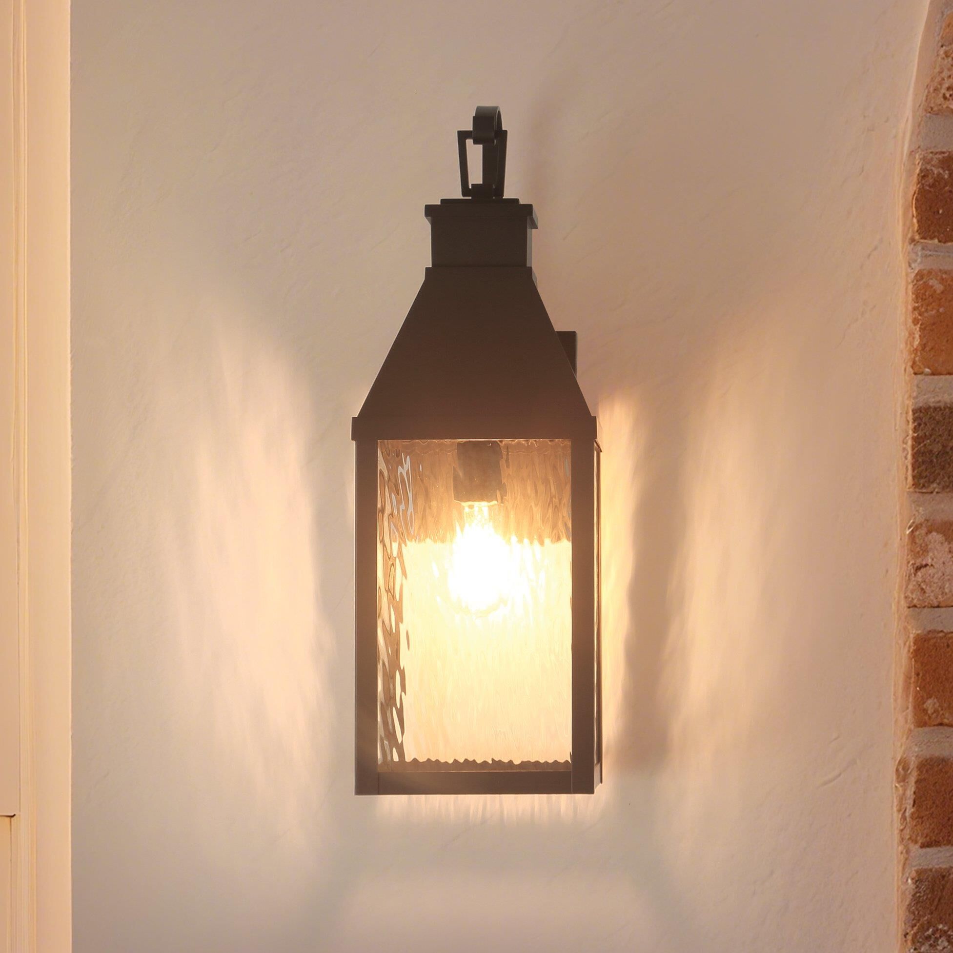 Shown in Dark Bronze finish and Clear Water glass