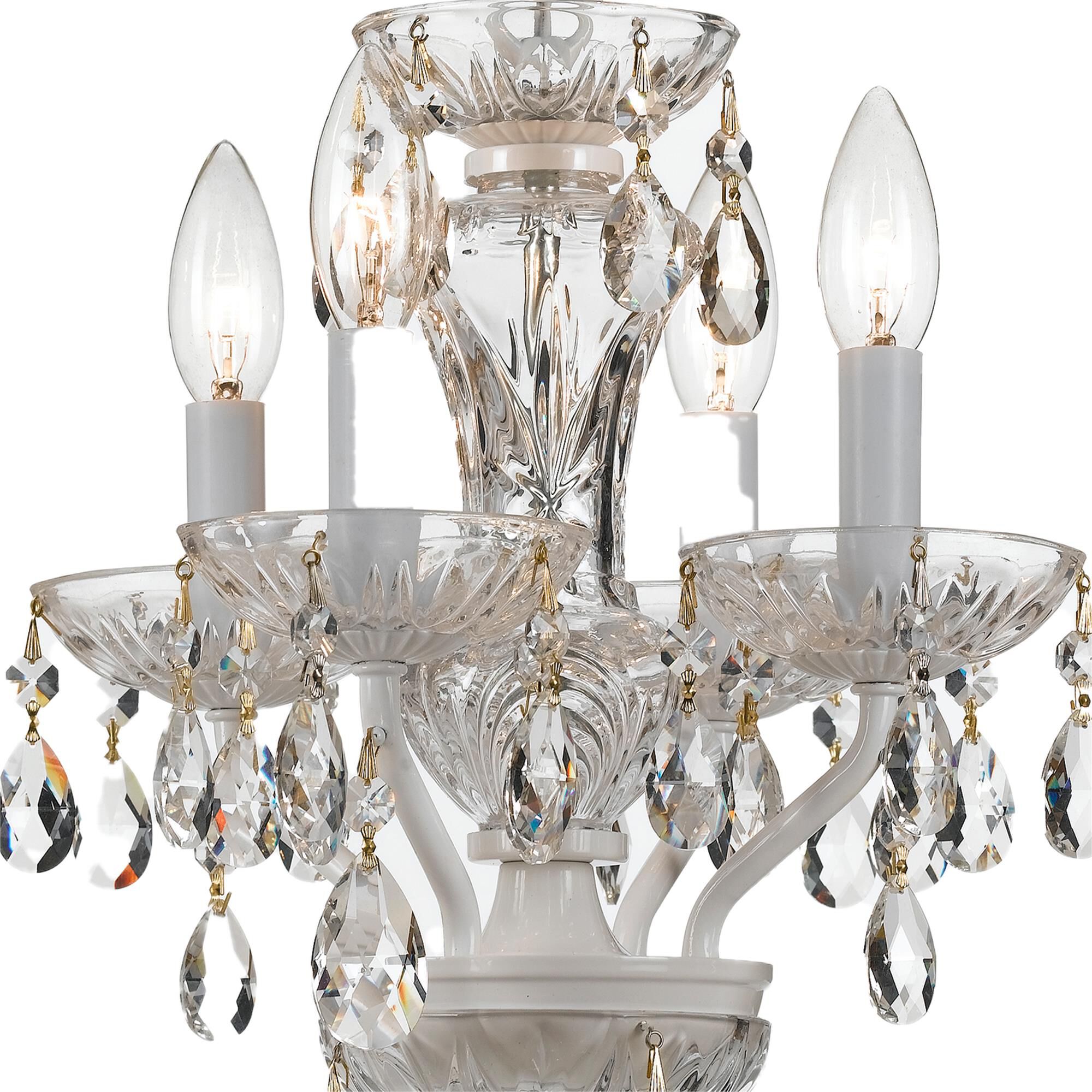 Traditional Crystal 11 Inch Chandelier,