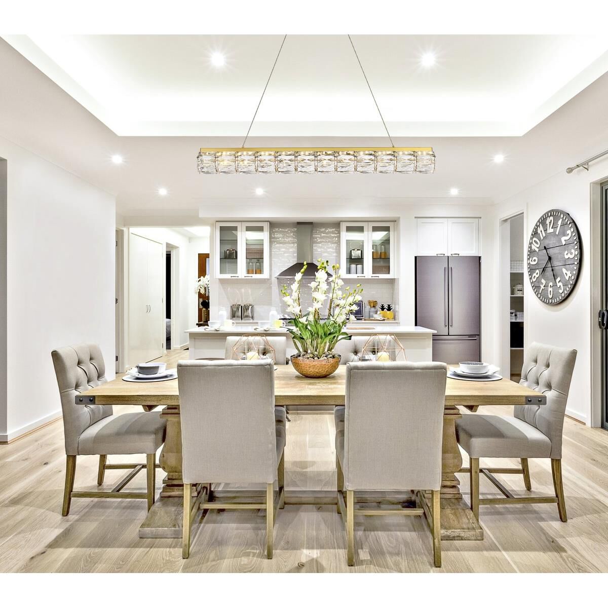 Valetta Linear Suspension Light by Elegant Lighting