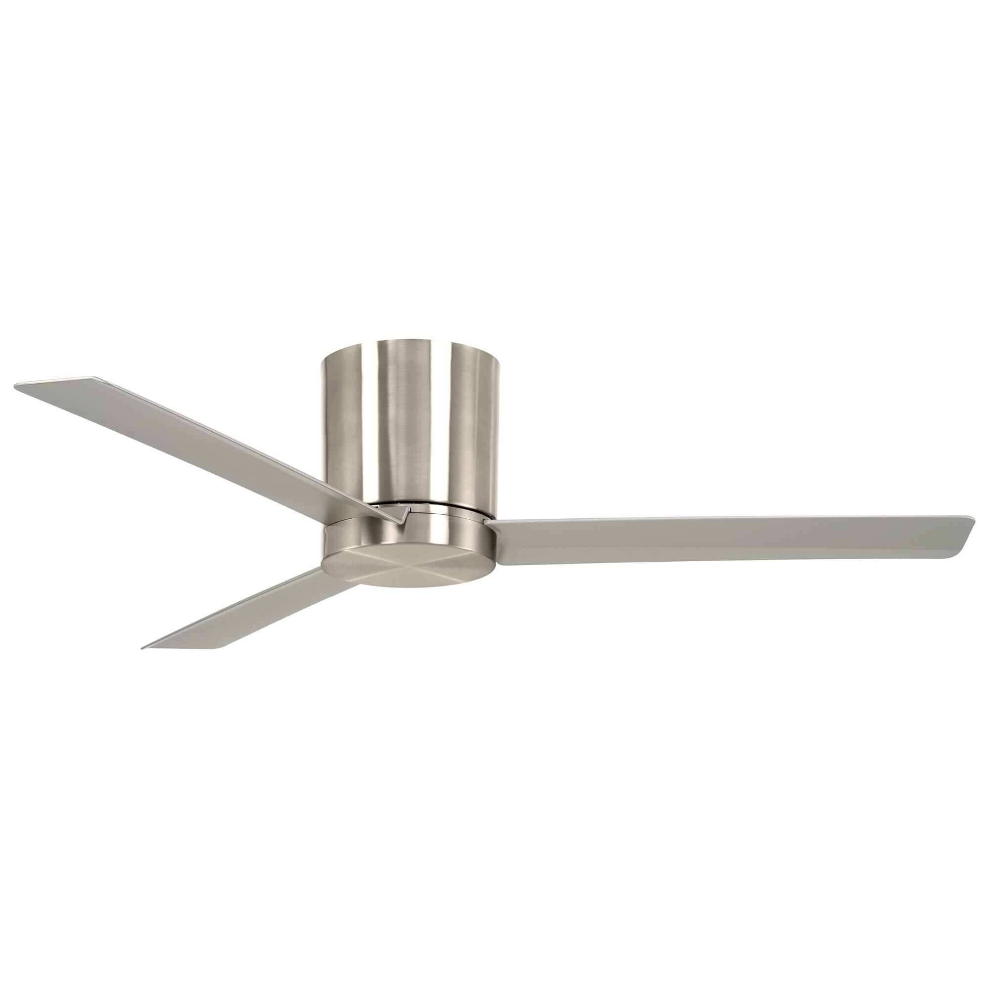 Roto 52 Inch Flush Mount Fan with Light Kit,