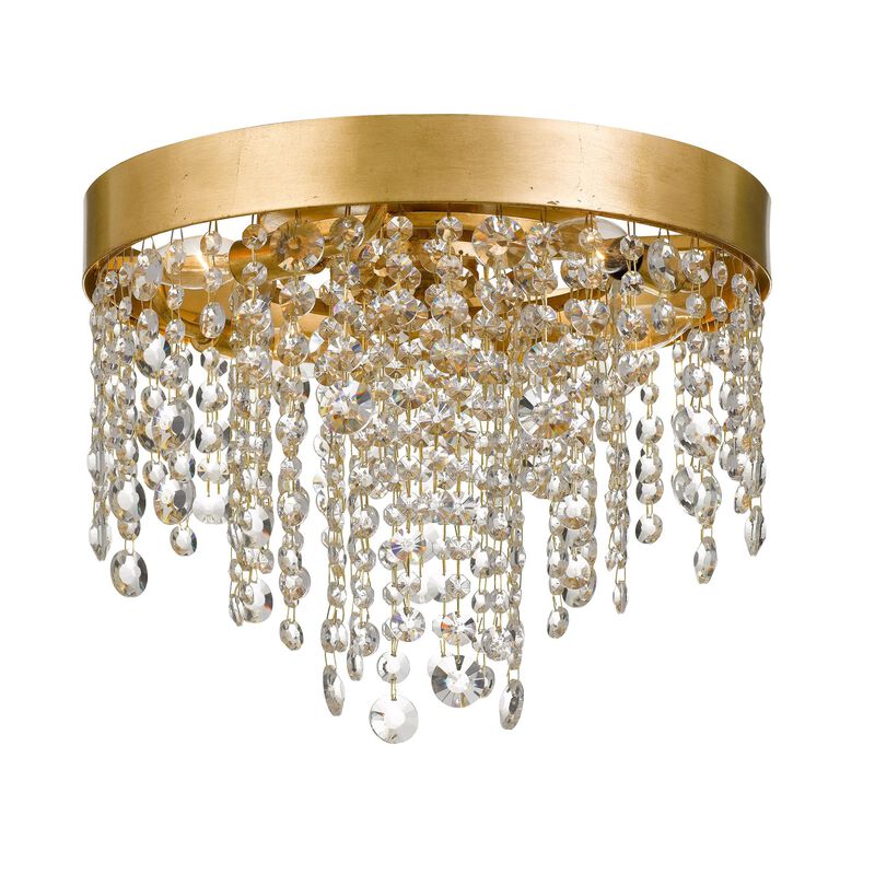 Winham 16 Inch 4 Light Flush Mount by Crystorama