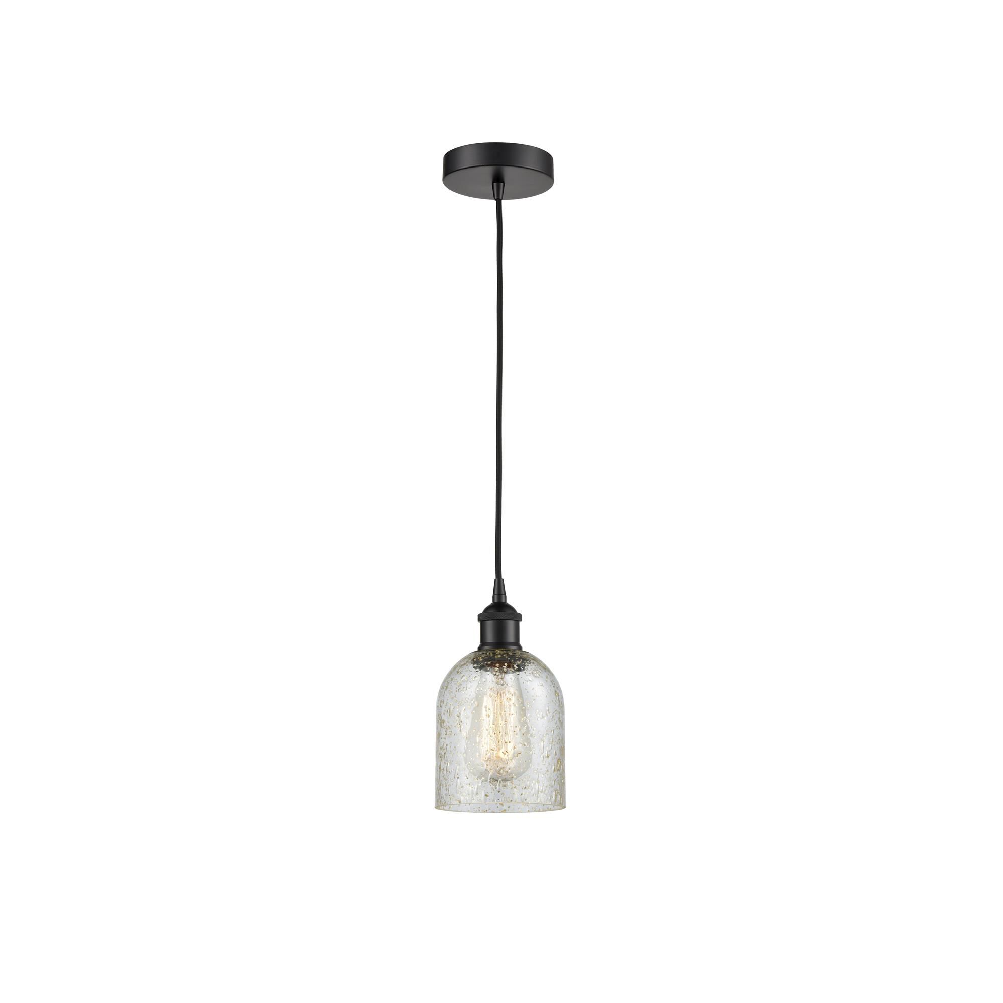 Shown in Matte Black finish and Mica glass