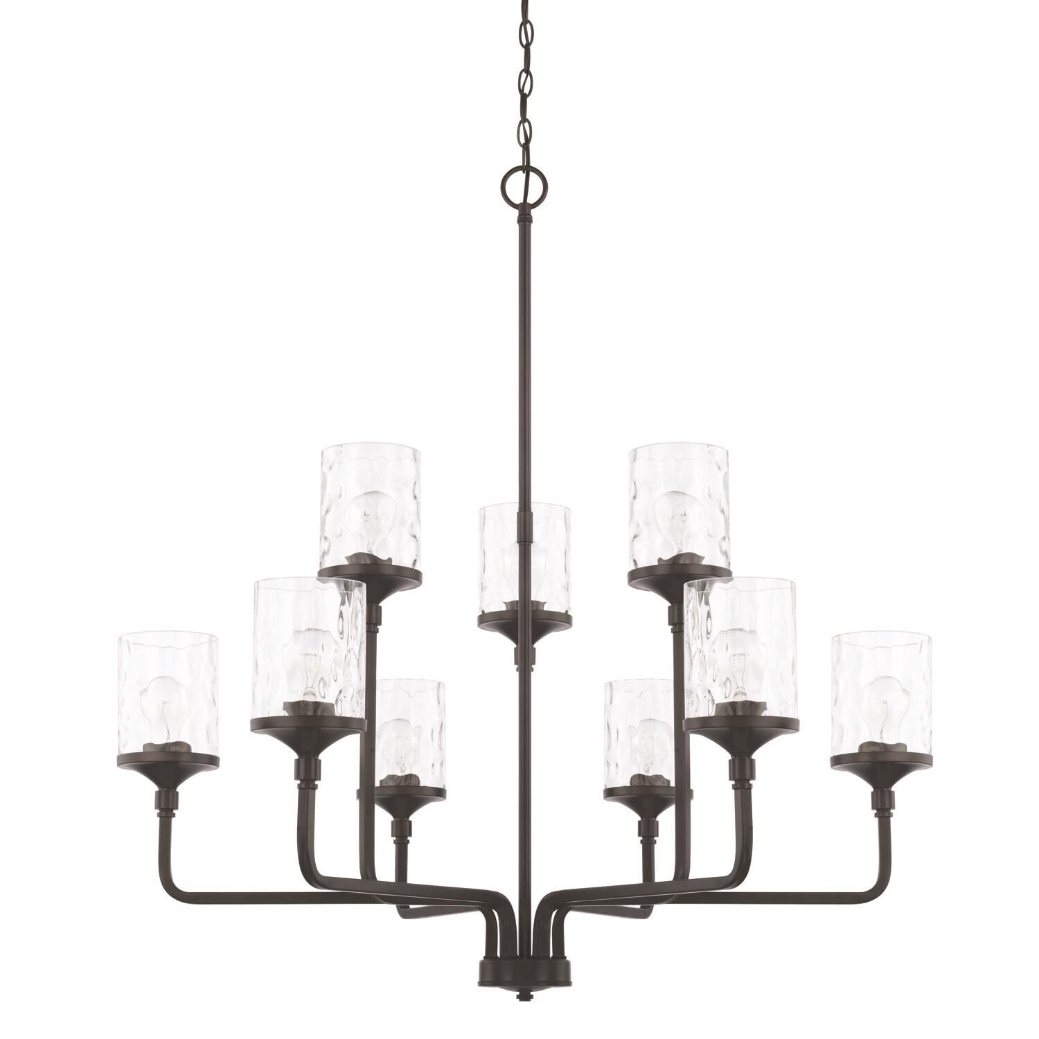 Colton 38 Inch 9 Light Chandelier by Homeplace by Capital Lighting Fixture Company