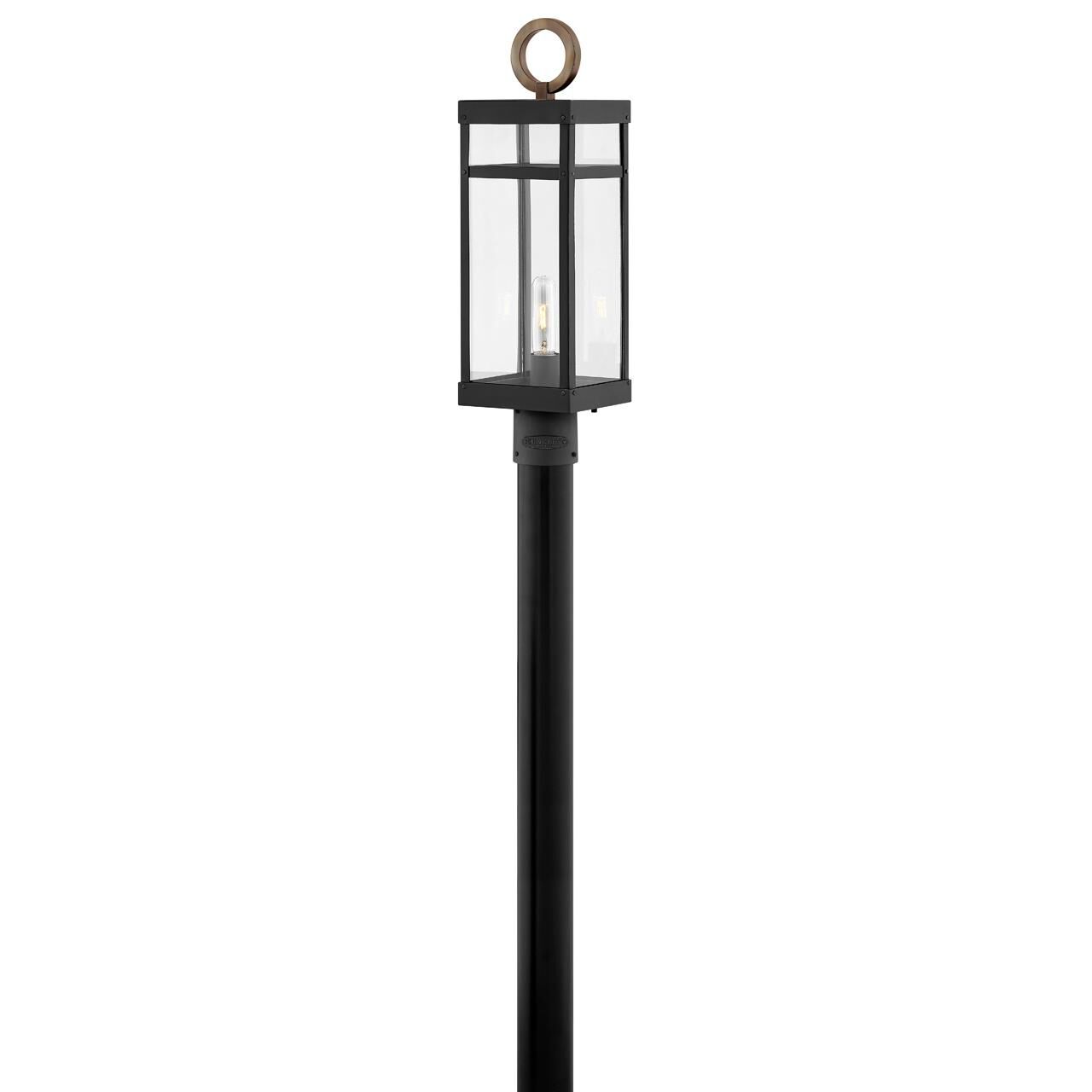 Shown in Black with Burnished Bronze Accents finish and Clear glass