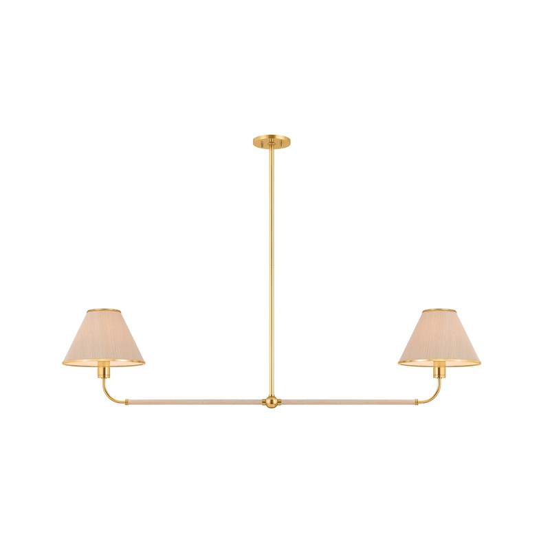 Shore Road Medium Linear Chandelier by Hudson Valley Lighting