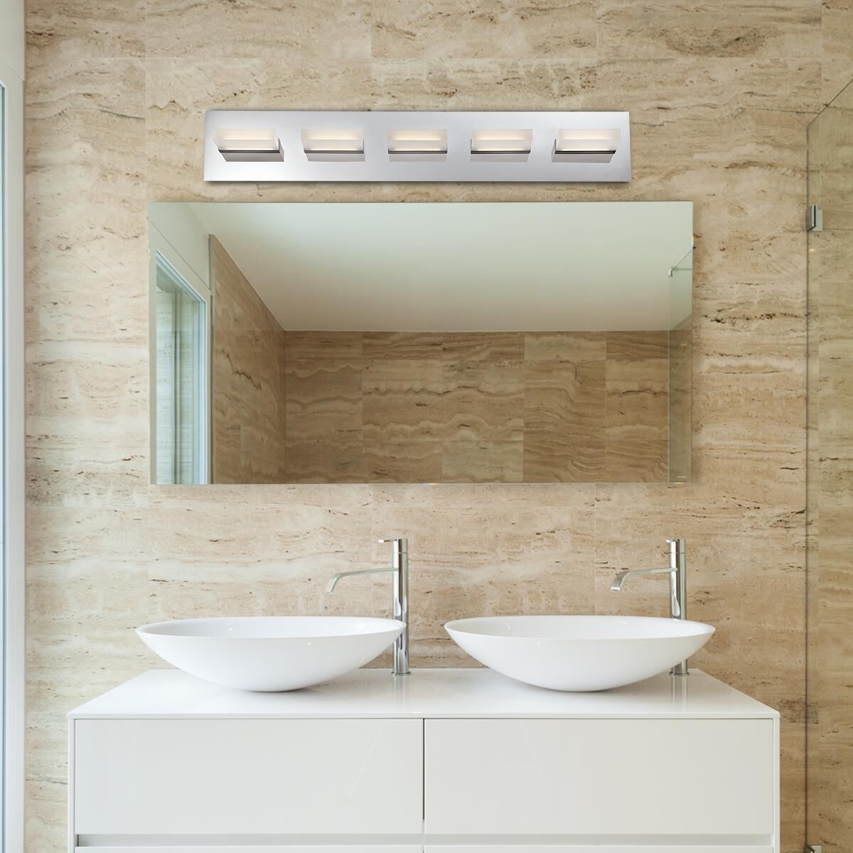 Olson 30 Inch 5 Light LED Bath Vanity Light by Eurofase Lighting