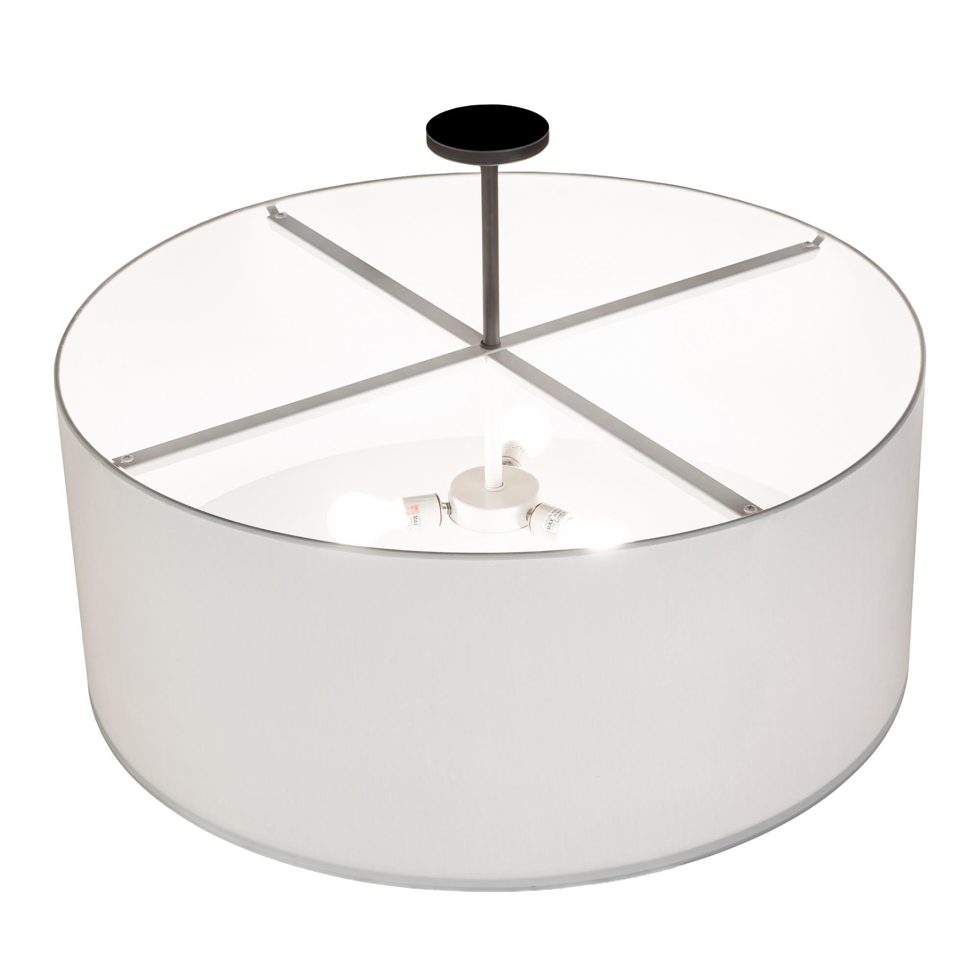 Cilindro Textrene 36 Inch Large Pendant by Meyda Lighting